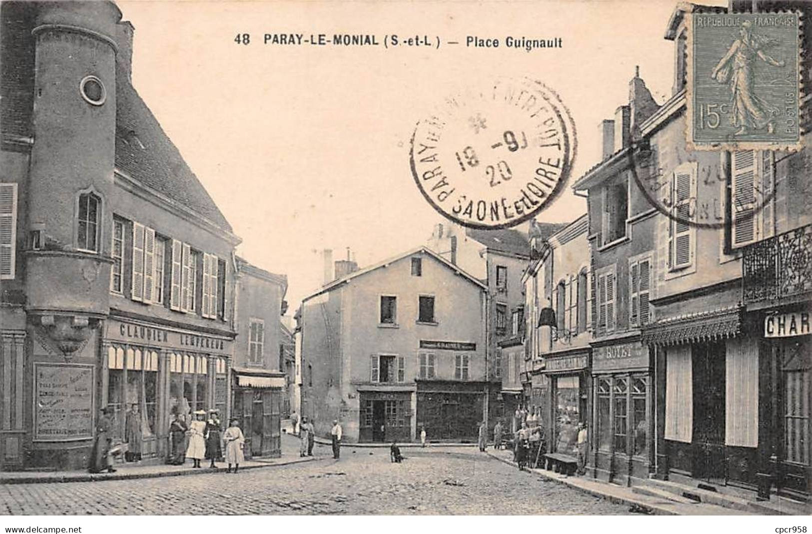 71 - PARAY LE MONIAL - SAN28273 - Place Guignault - Paray Le Monial