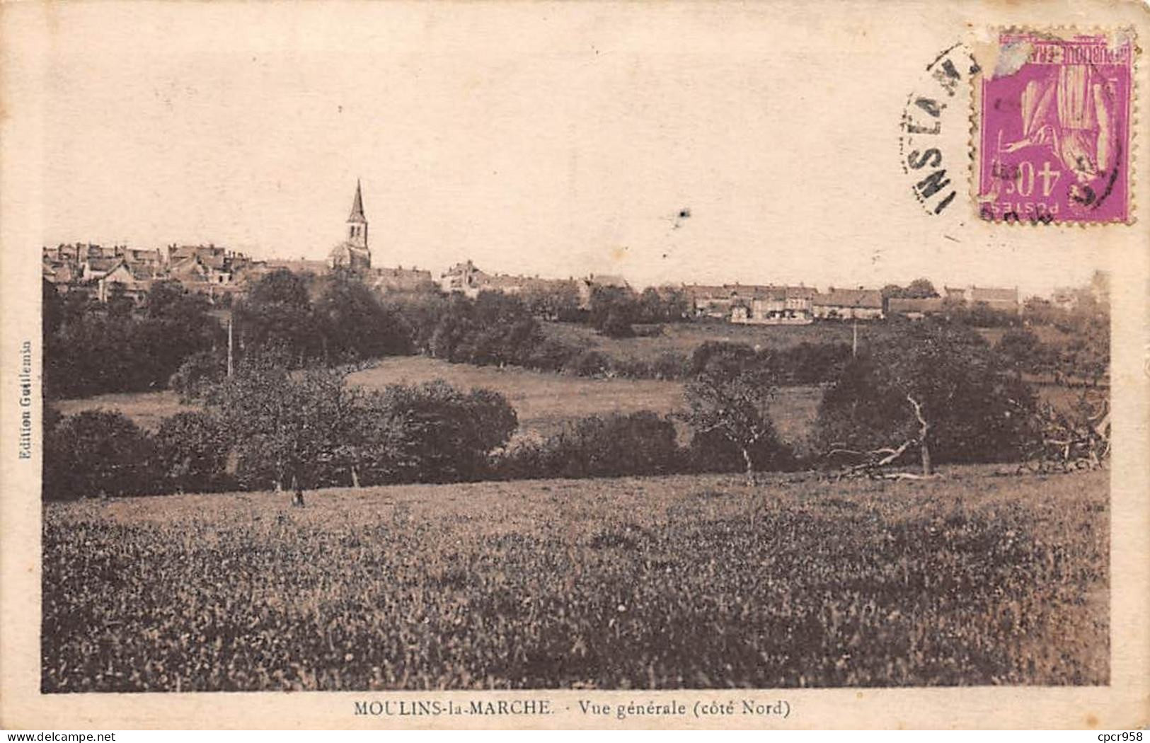 61 - MOULINS LA MARCHE - SAN28117 - Vue Générale (Côté Nord) - Moulins La Marche