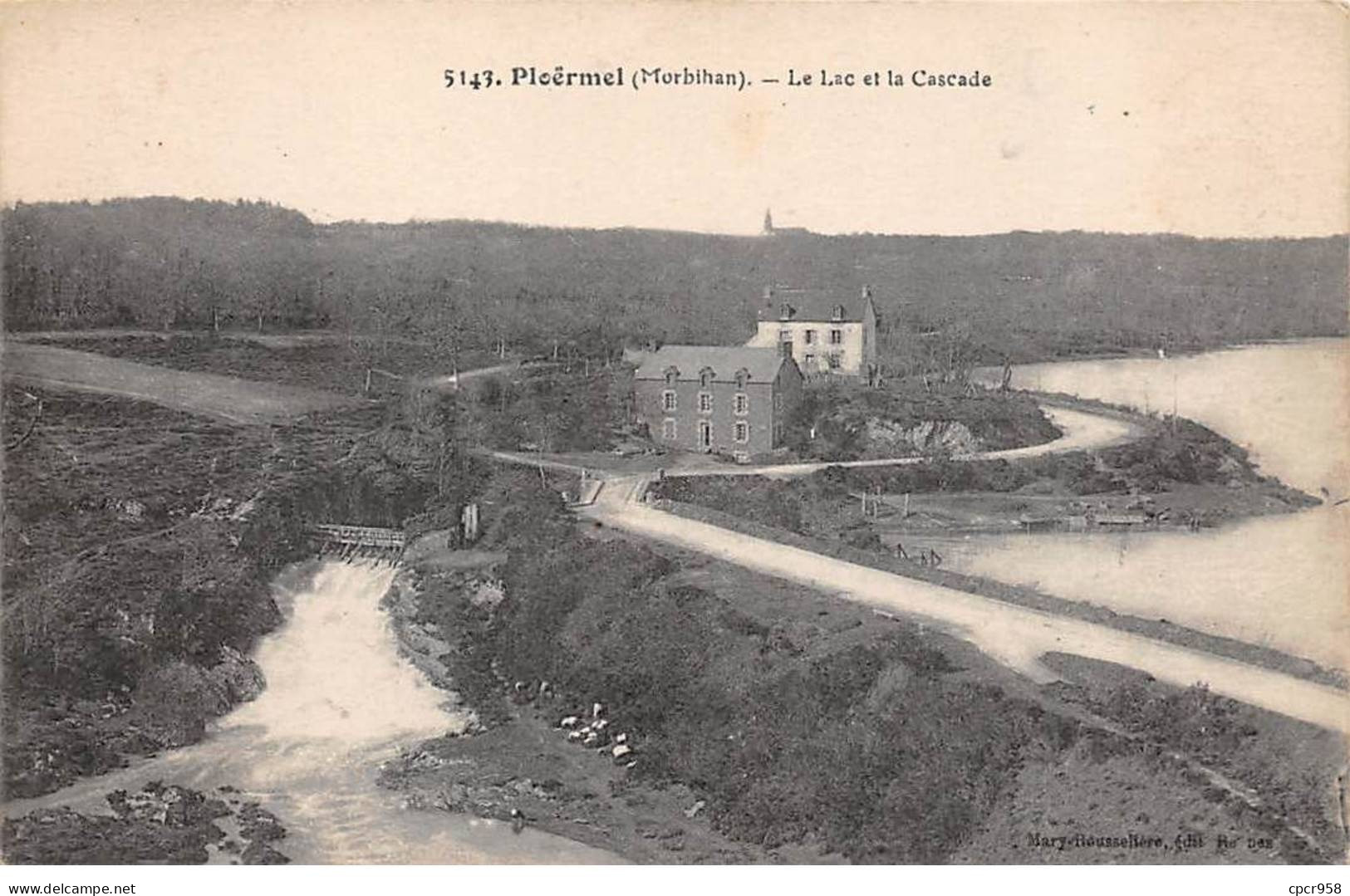 56 - PLOERMEL - SAN28034 - Le Lac Et La Cascade - Ploërmel