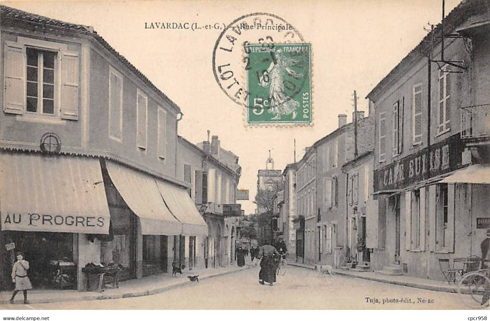 47 - LAVARDAC - SAN27944 - Rue Principale - Lavardac