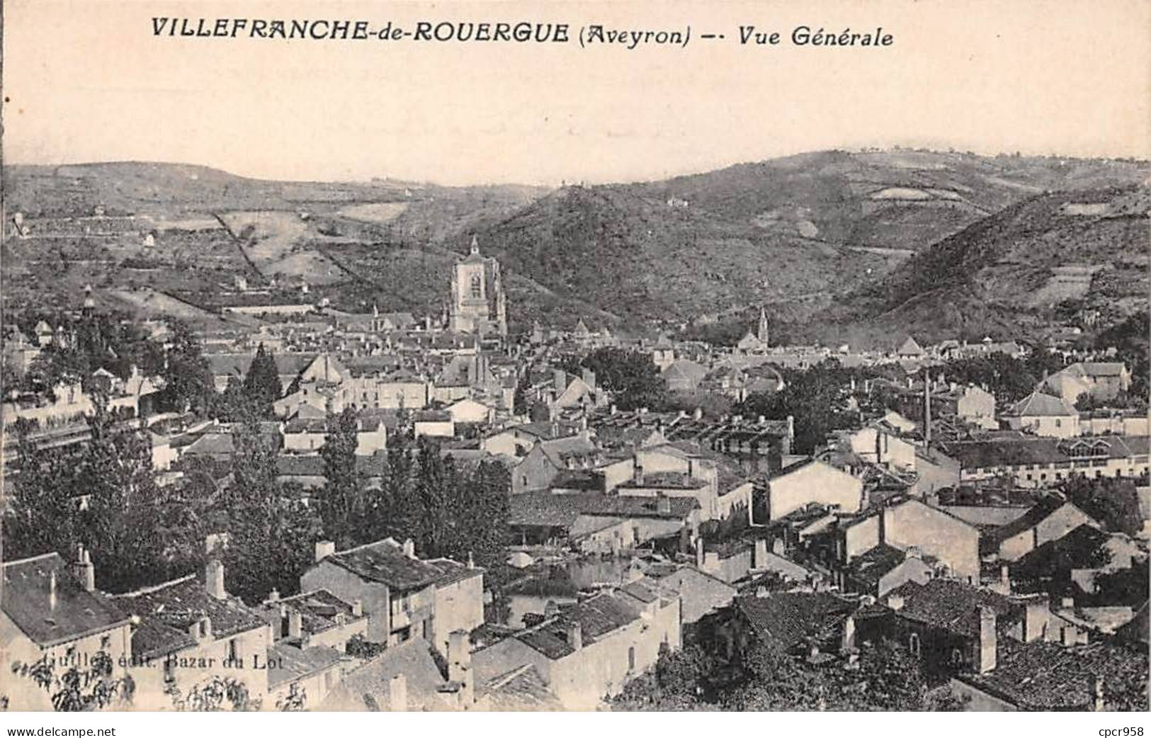 12 - VILLEFRANCHE DE ROUERGUE - SAN30258 - Vue Générale - Villefranche De Rouergue