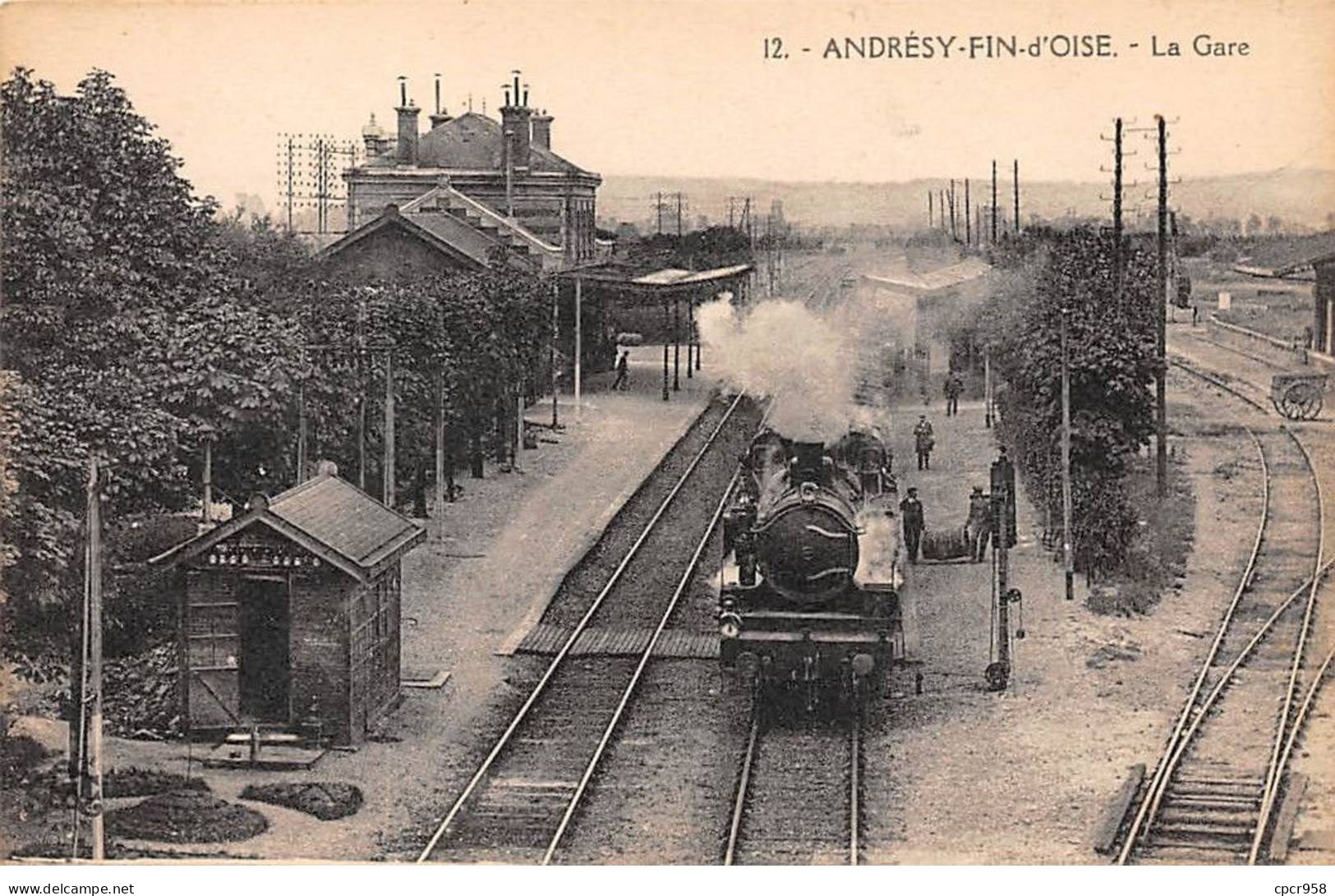 78 - ANDRESY - SAN30033 - La Gare - Train - Andresy