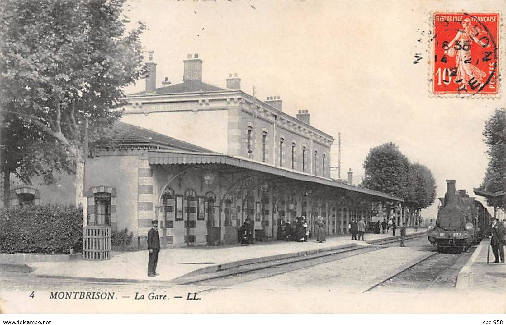 42 - MONTBRISON - SAN29681 - La Gare - Train - Montbrison