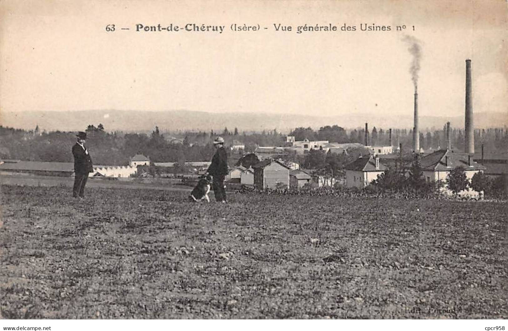 38 - PONT DE CHERUY - SAN31977 - Vue Générale Des Usines N°1 - Pont-de-Chéruy