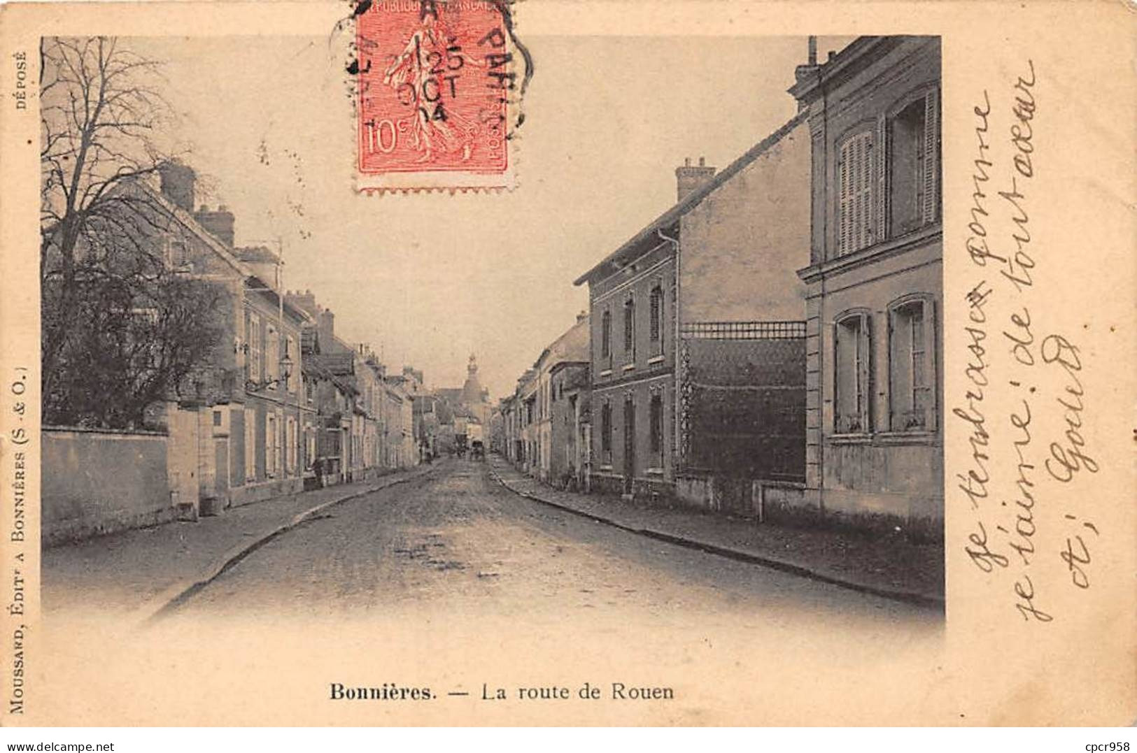 78 - BONNIERES - SAN31097 - La Route De Rouen - Bonnieres Sur Seine