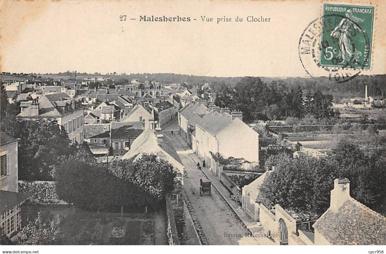 45 - MALESHERBES - SAN30616 - Vue Prise Du Clocher - Malesherbes