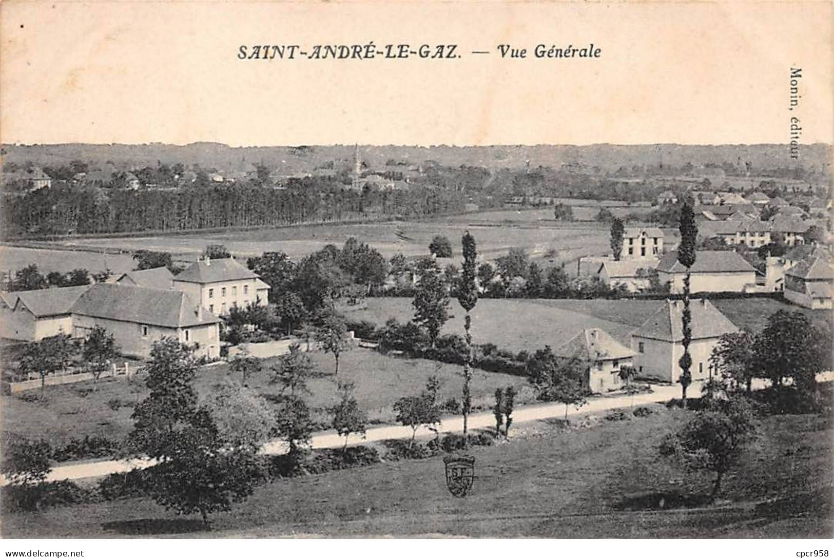 38 - SAINT ANDRE LE GAZ - SAN30540 - Vue Générale - Saint-André-le-Gaz