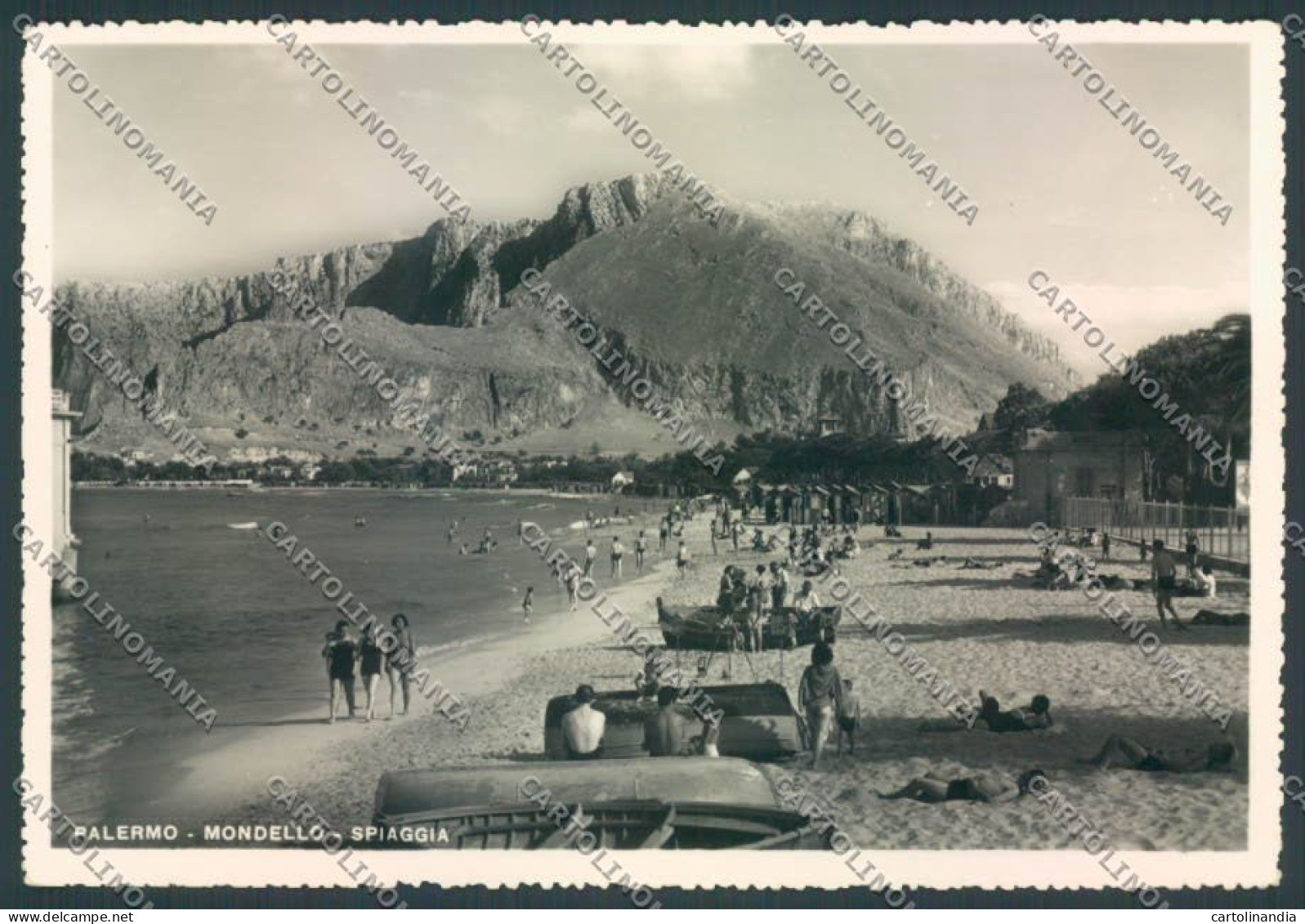 Palermo Mondello Foto FG Cartolina ZF7809 - Palermo