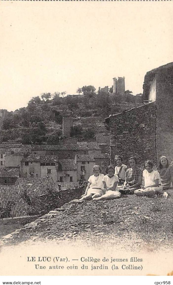 83 - LE LUC - SAN25977 - Collège De Jeunes Filles - Un Autre Coin Du Jardin - La Colline - Le Luc