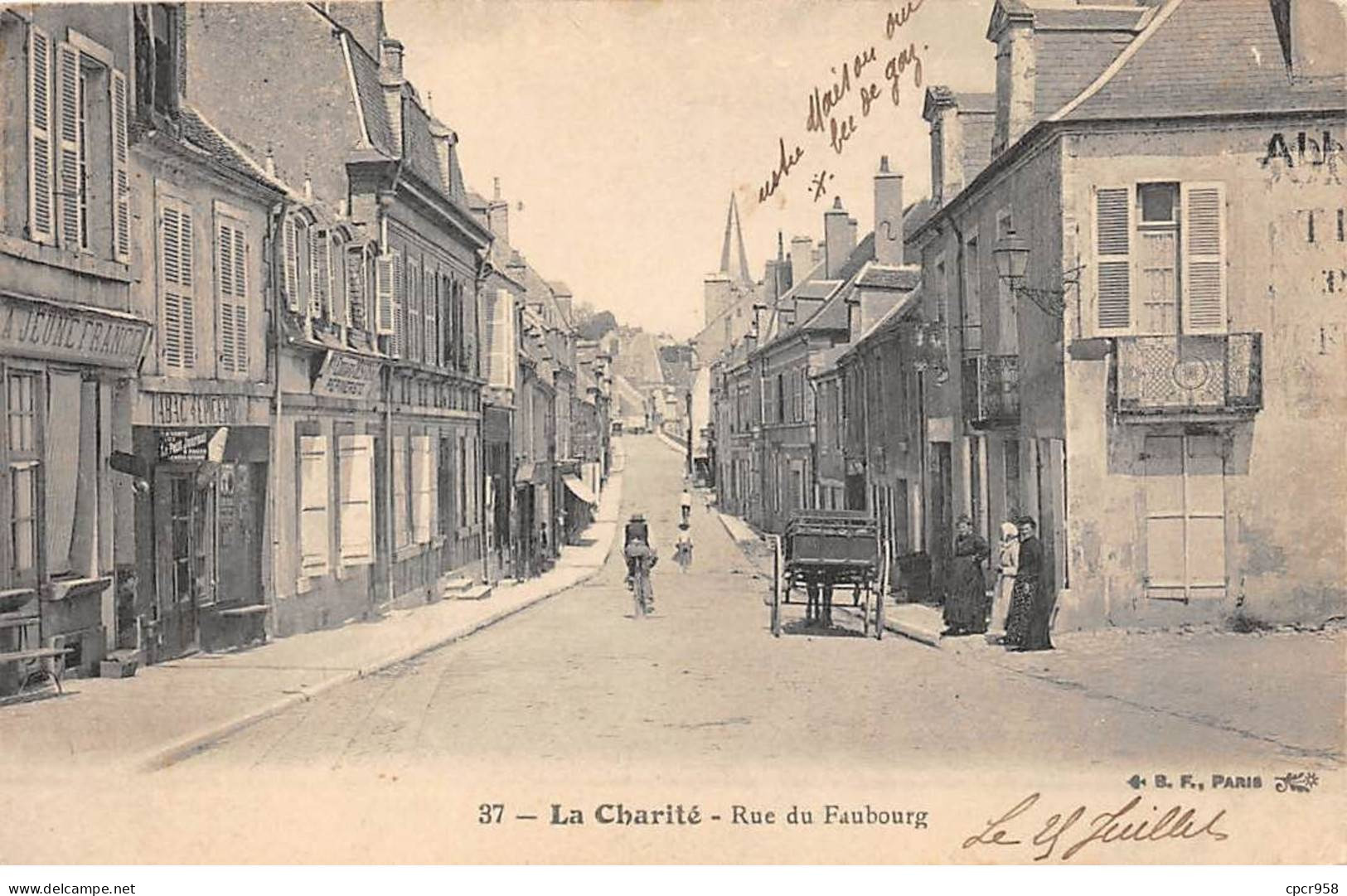 58 - LA CHARITE - SAN25571 - Rue Du Faubourg - La Charité Sur Loire