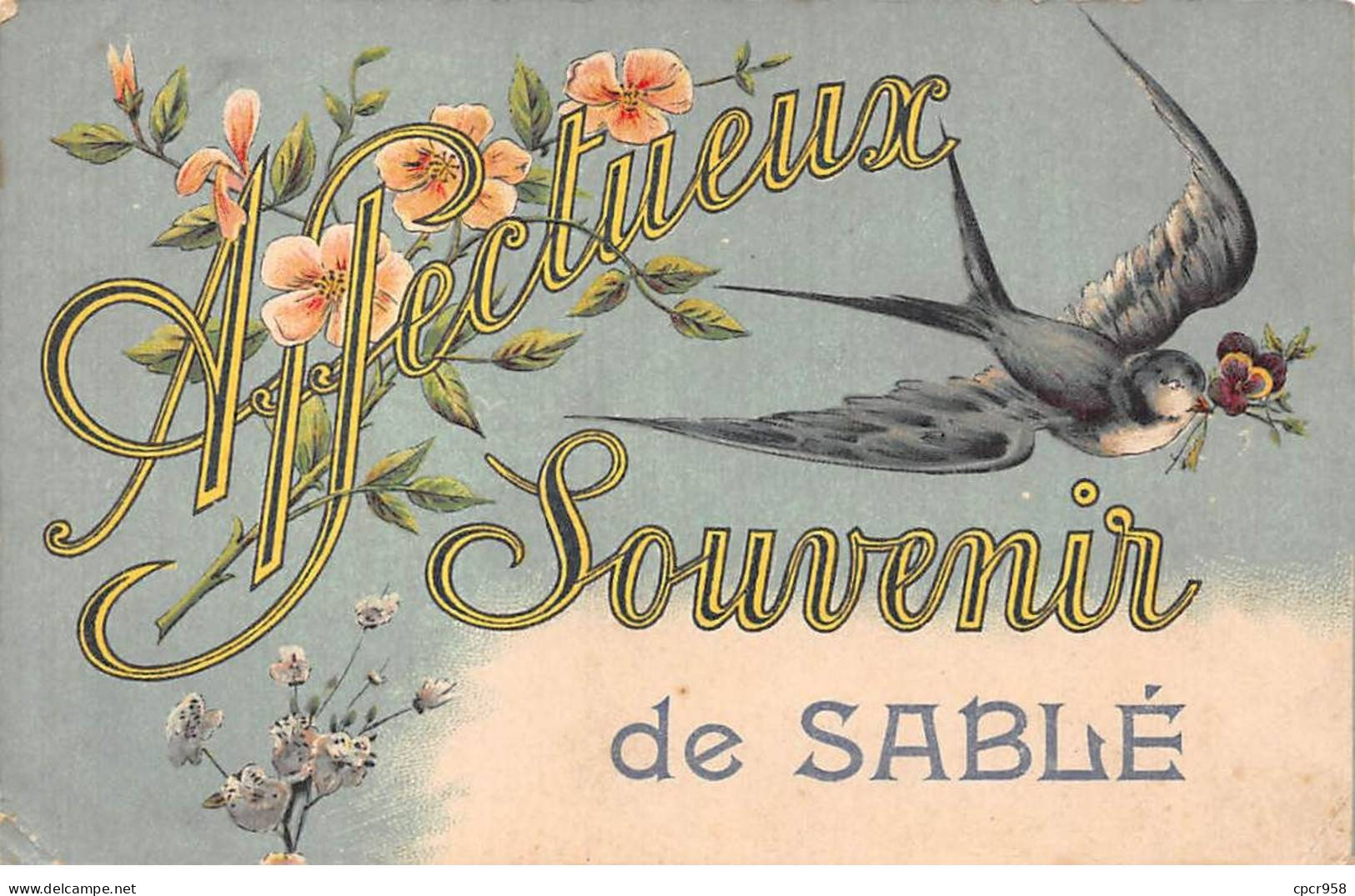 72 - SABLE - SAN24641 - Souvenir De Sablé - Sable Sur Sarthe