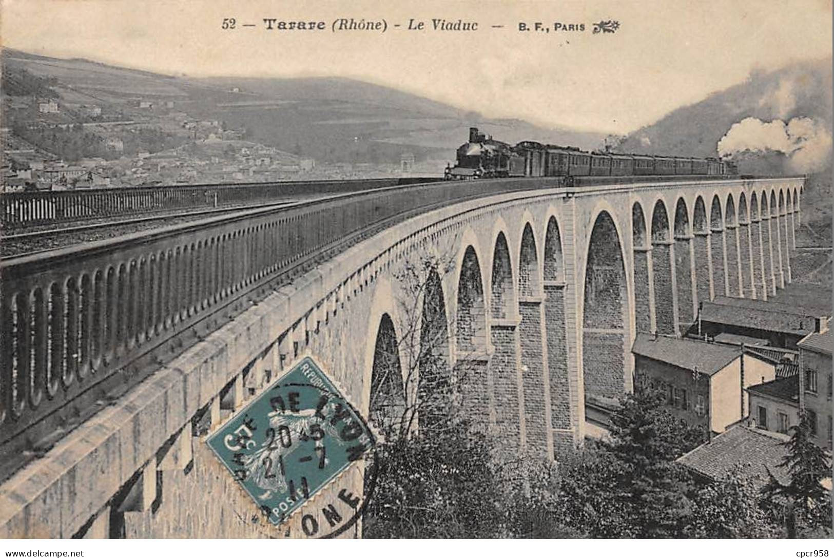 69 - TARARE - SAN24627 - Le Viaduc -  Train - Tarare