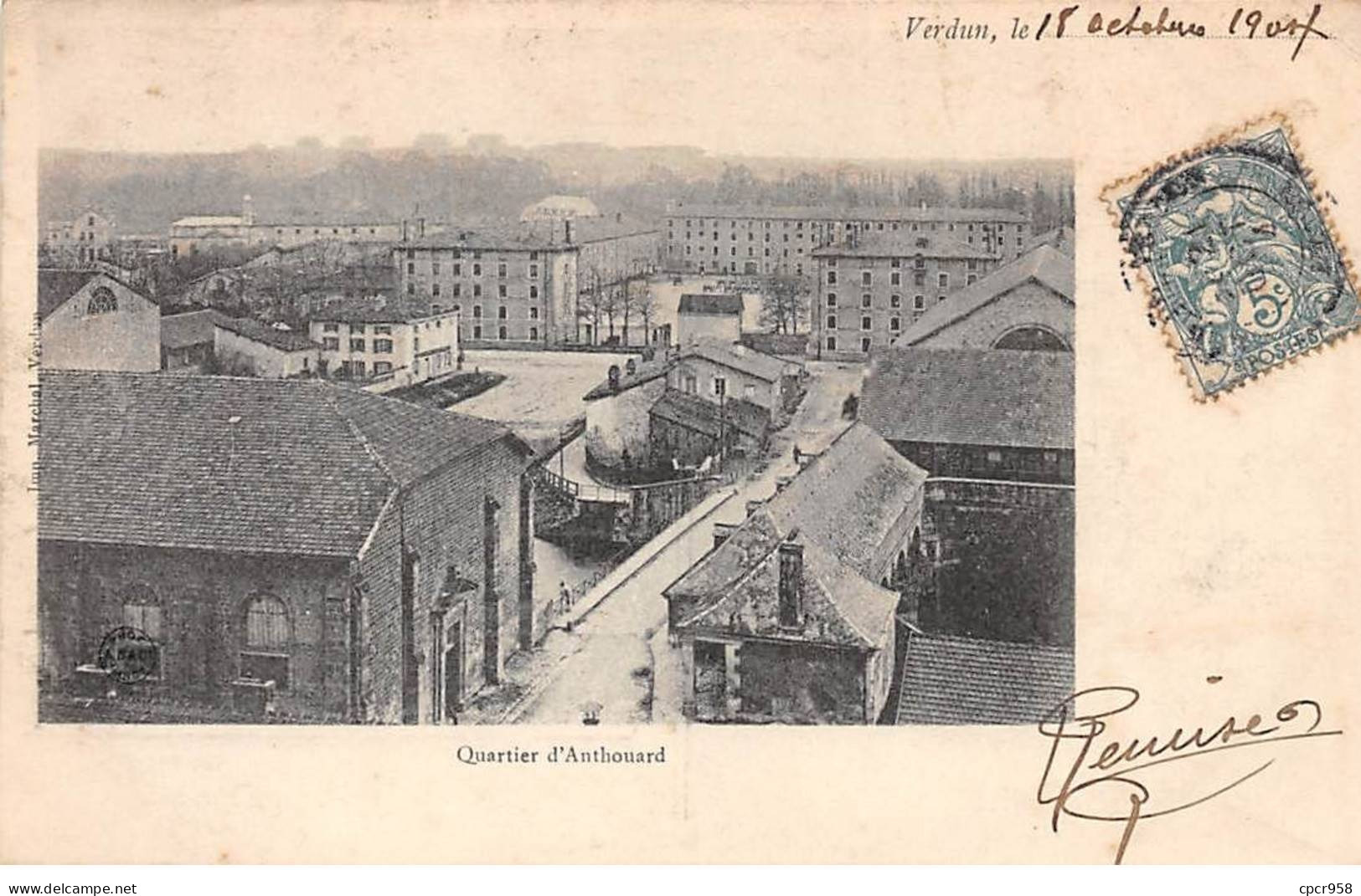 55 - VERDUN - SAN24334 - Quartier D'Anthouard - Verdun