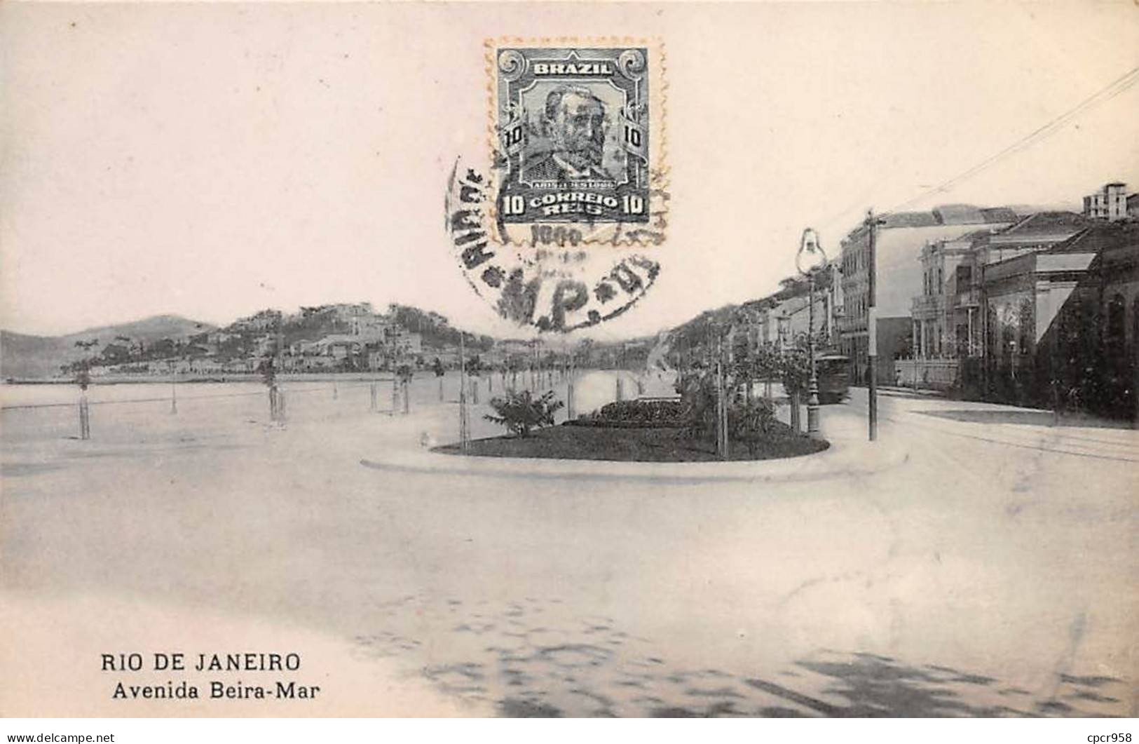 Brésil - N°79181 - RIO DE JANEIRO - Avenida Beira-Mar - Carte Avec Un Bel Affranchissement - Rio De Janeiro