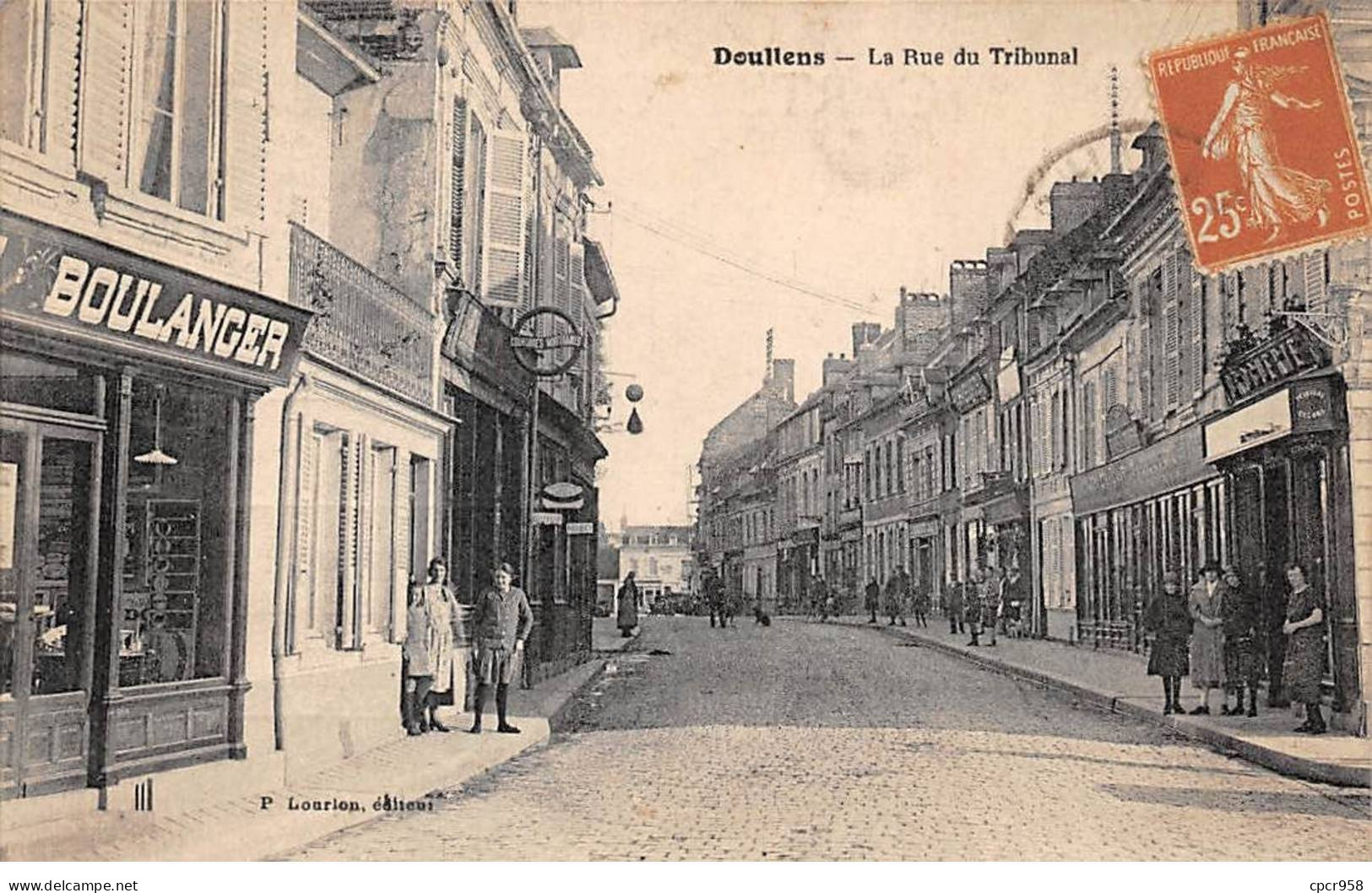 80 - DOULLENS - SAN32615 - La Rue Du Tribunal - Doullens