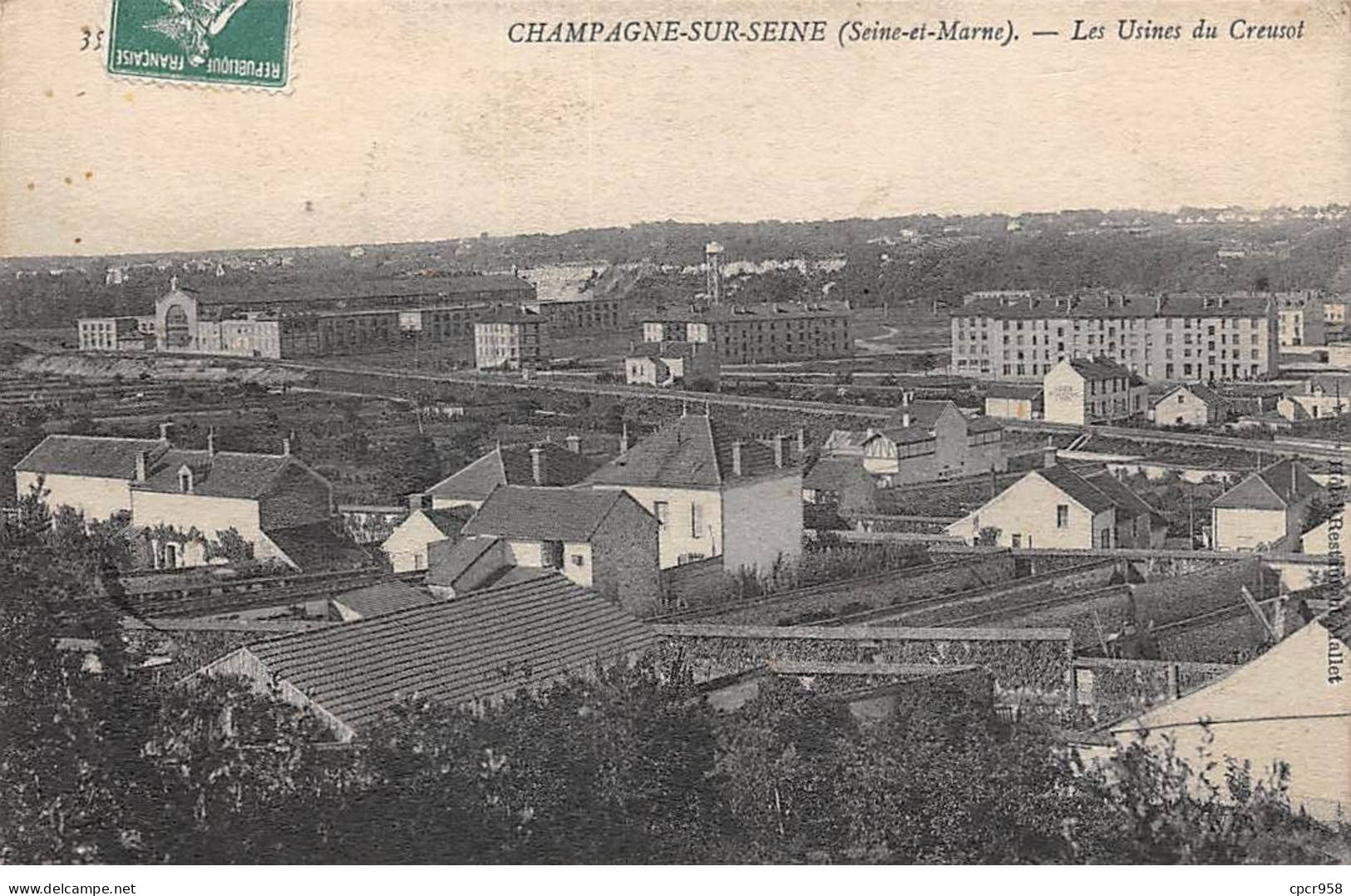 77 - CHAMPAGNE SUR SEINE - SAN32550 - Les Usines Du Creusot - Champagne Sur Seine