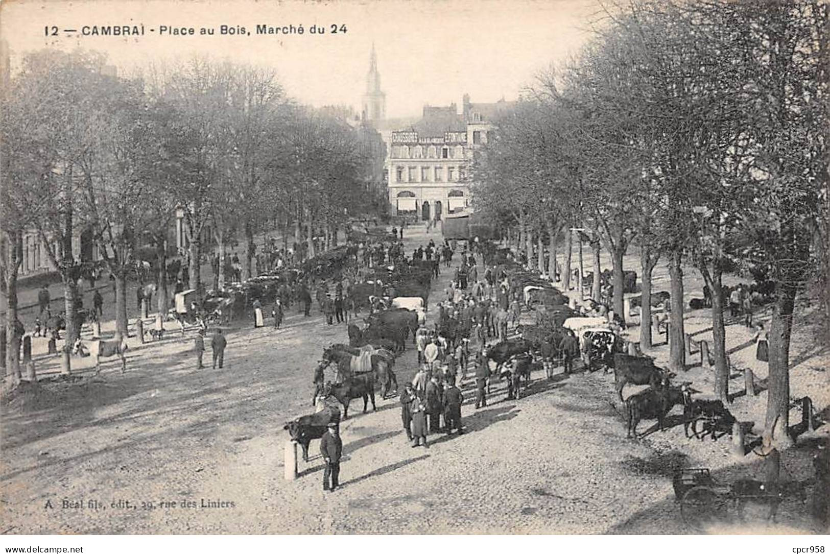 59 - CAMBRAI - SAN32262 - Place Au Bois, Marché Du 24 - Cambrai