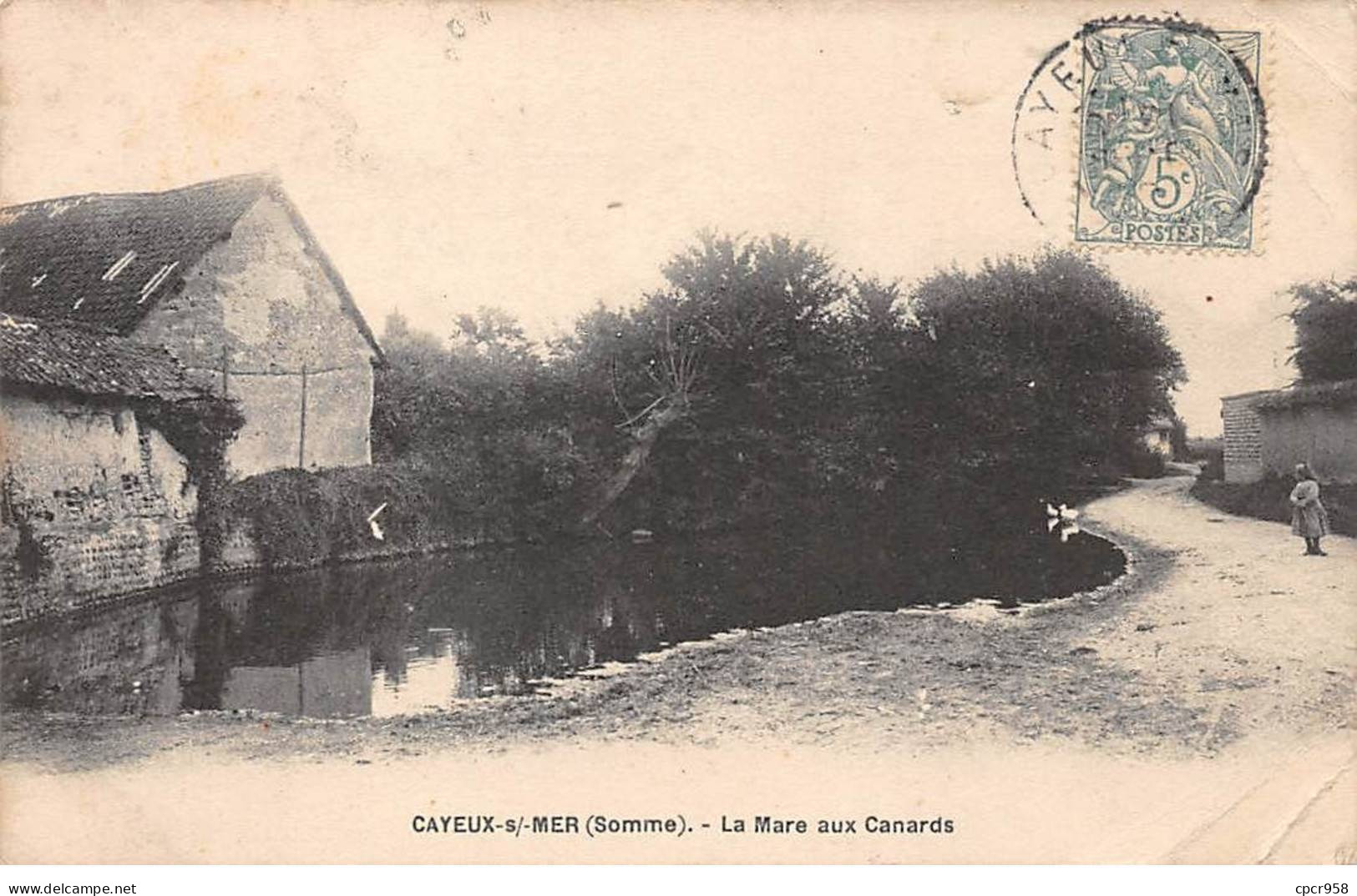 80 - CAYEUX S/ MER - SAN32595 - La Mare Aux Canards - Pli - Cayeux Sur Mer