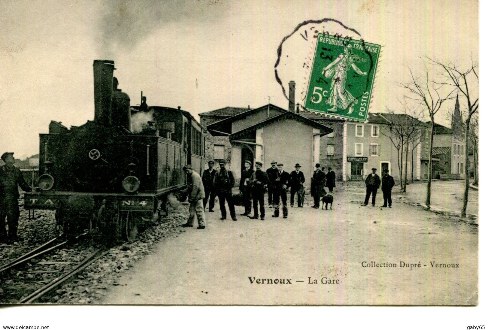 CPA.07.ARDECHE.VERNOUX.LA GARE. - Vernoux