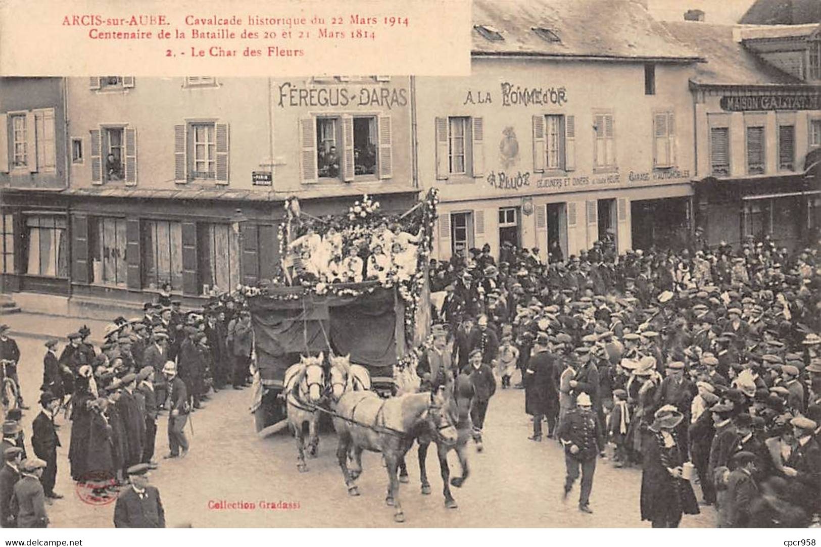 10 - ARCIS SUR AUBE - SAN30244 - Cavalcade Historique Du 22 Mars 1914 - Centenaire De La Bataille Des 20 Et 21 Mars 1814 - Arcis Sur Aube