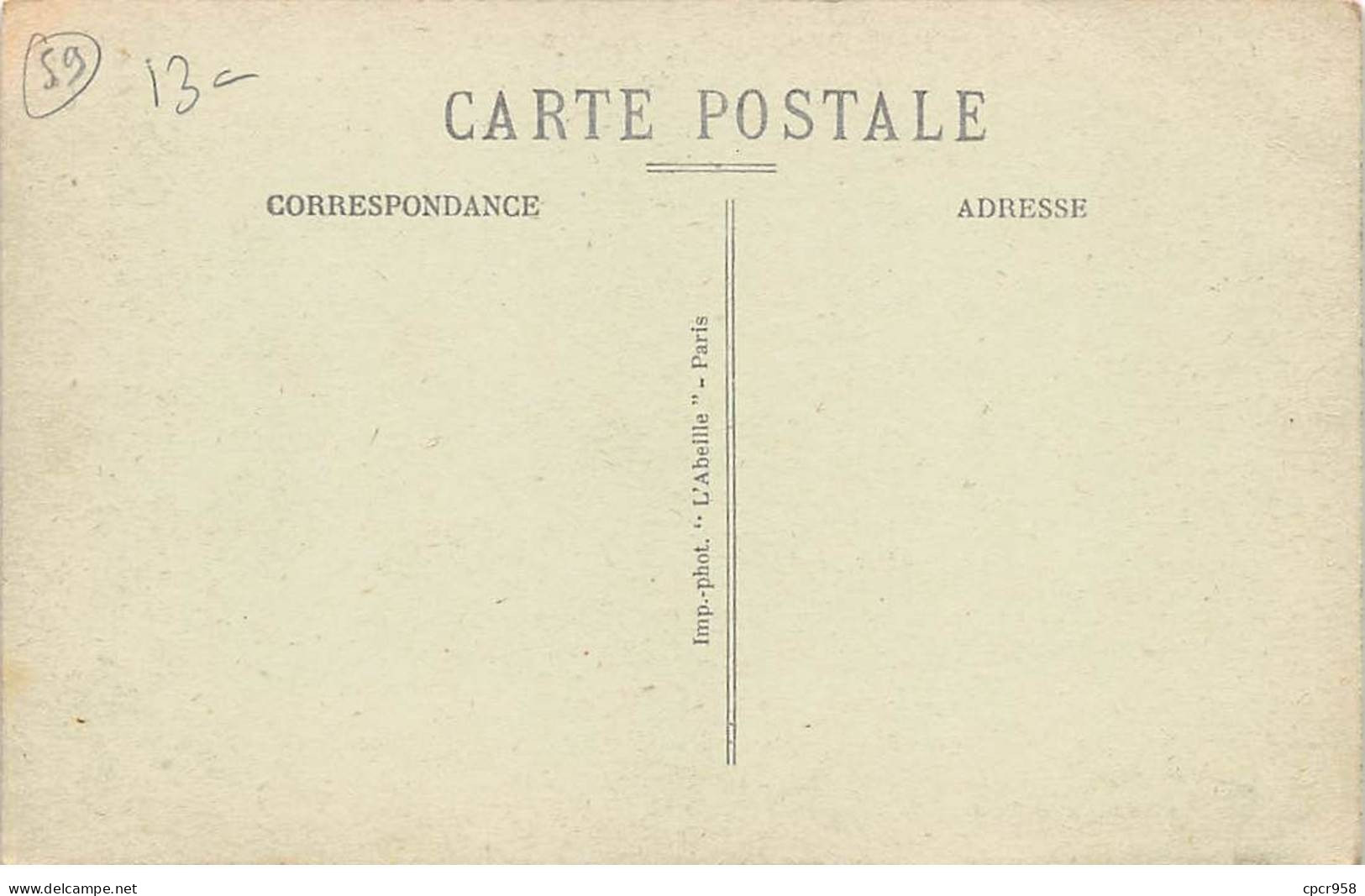 59 - LE CATEAU - SAN28074 - Après Guerre 1914-1919 - Chemin De Montay - Le Cateau