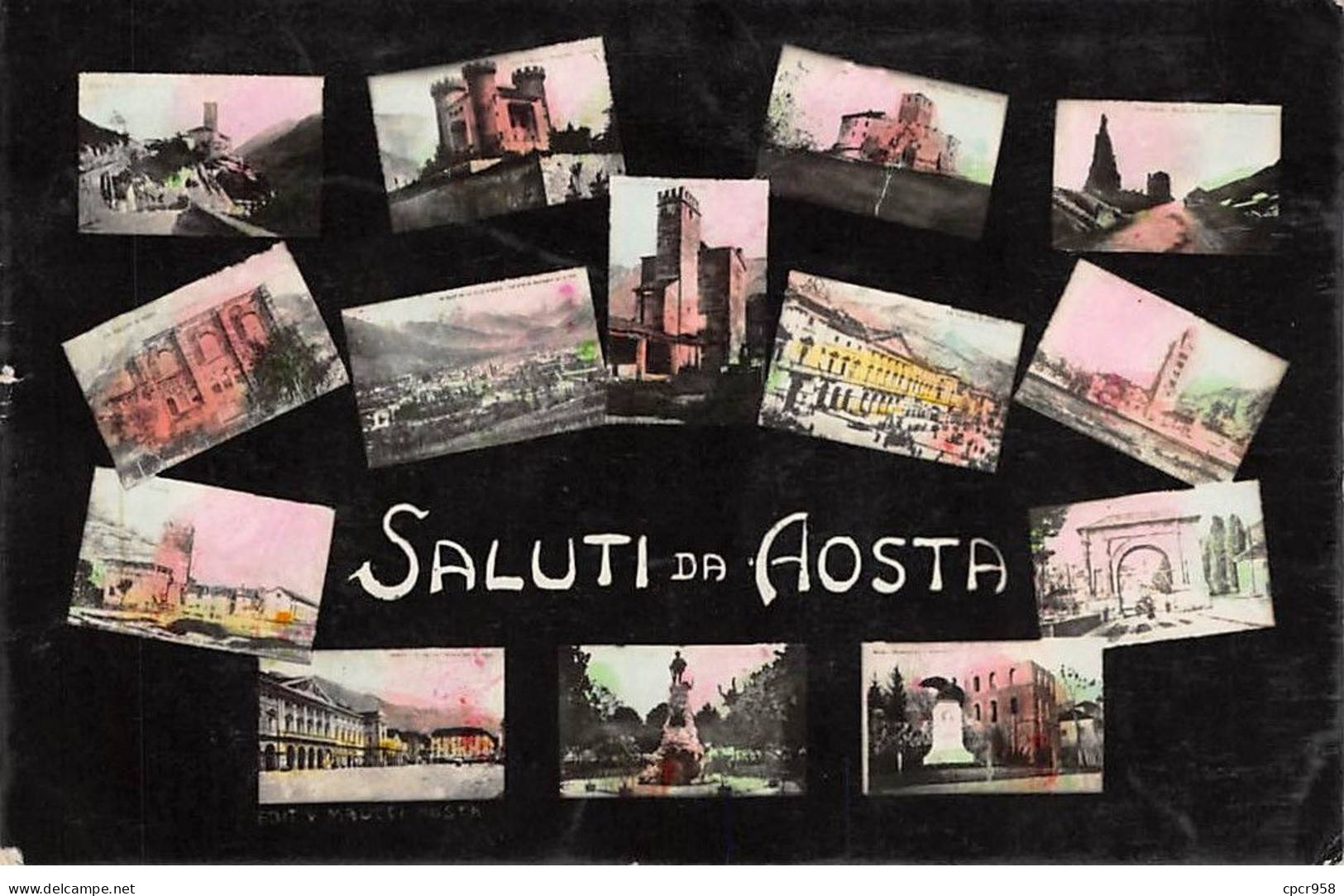 ITALIE - AOSTA - SAN26905 - Saluti  Da Aosta - Aosta