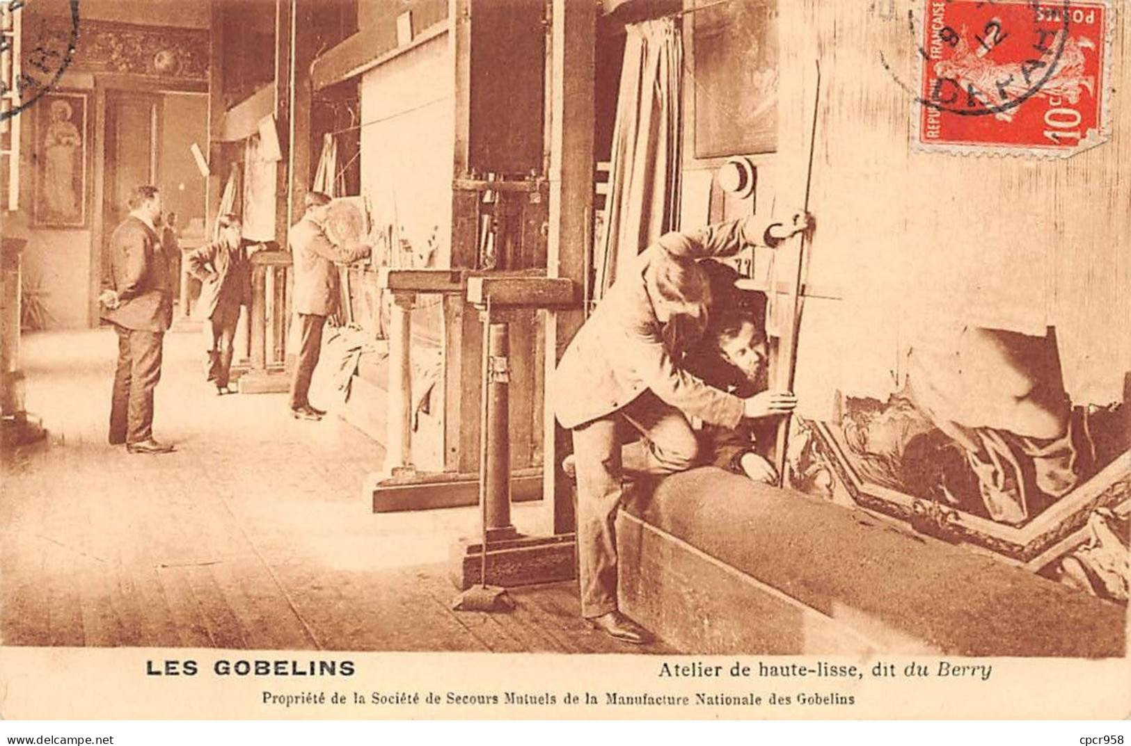 75 - PARIS - SAN28351 - Les Gobelins - Atelier De Haute-lisse - Dit Du Berry - Métier - Ambachten In Parijs
