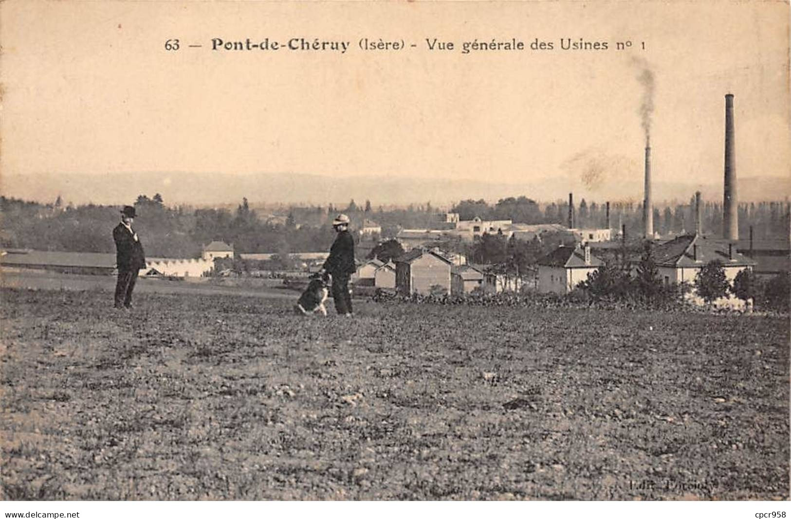 38 - PONT DE CHERUY - SAN25359 - Vue Générale Des Usines - Pont-de-Chéruy