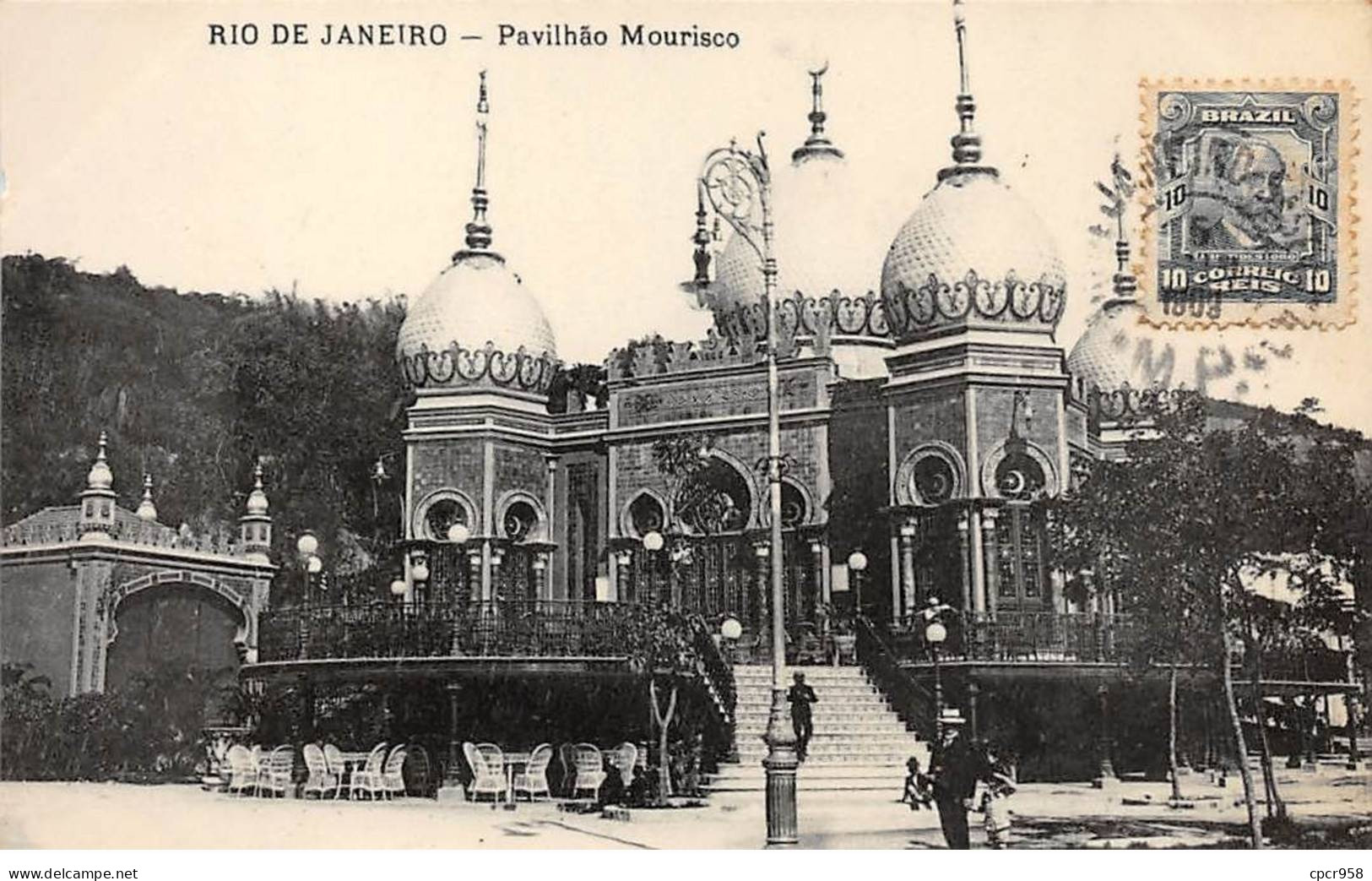 Brésil - N°79184 - RIO DE JANEIRO - Pavilhao Mourisco - Carte Avec Un Bel Affranchissement - Rio De Janeiro