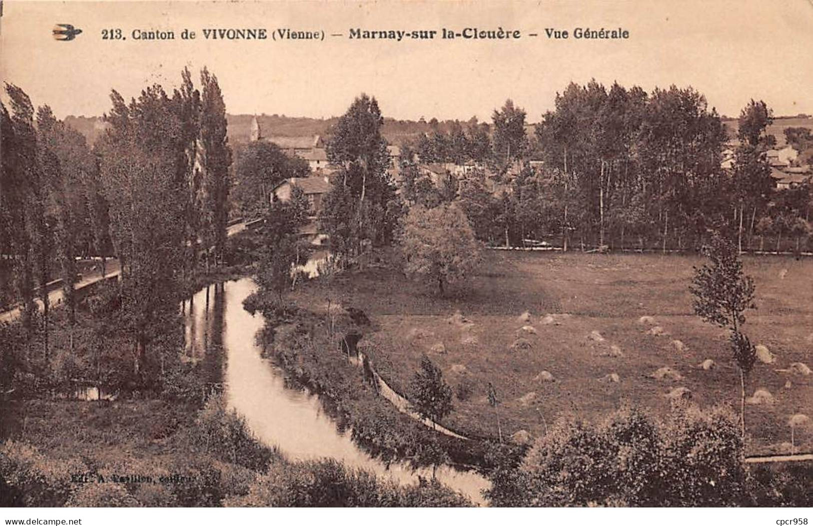 86.AM17547.Canton De Vivonne.Marnay Sur La Clouère.Vue Générale - Vivonne