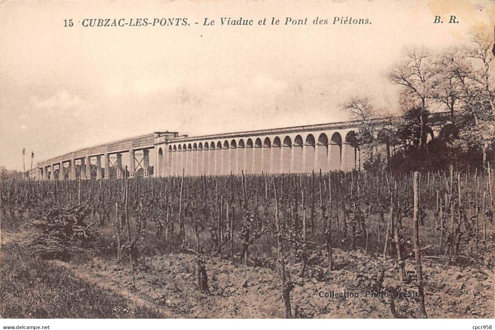 33 - CUBZAC LES PONTS - SAN30493 - Le Viaduc Et Le  Pont Des Piétons - Cubzac-les-Ponts
