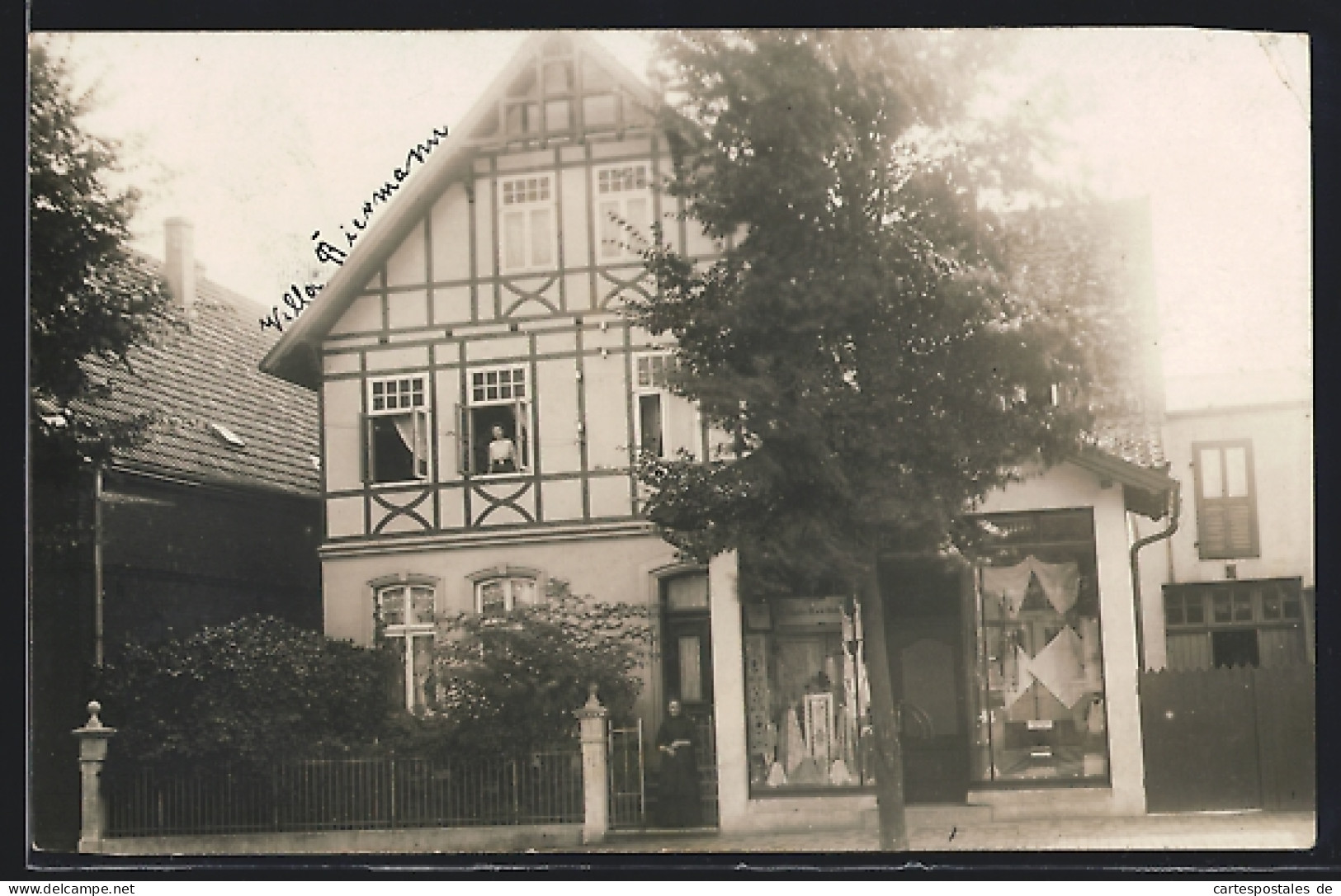 Foto-AK Bünde /Westf., Villa Biermann 1912  - Bünde