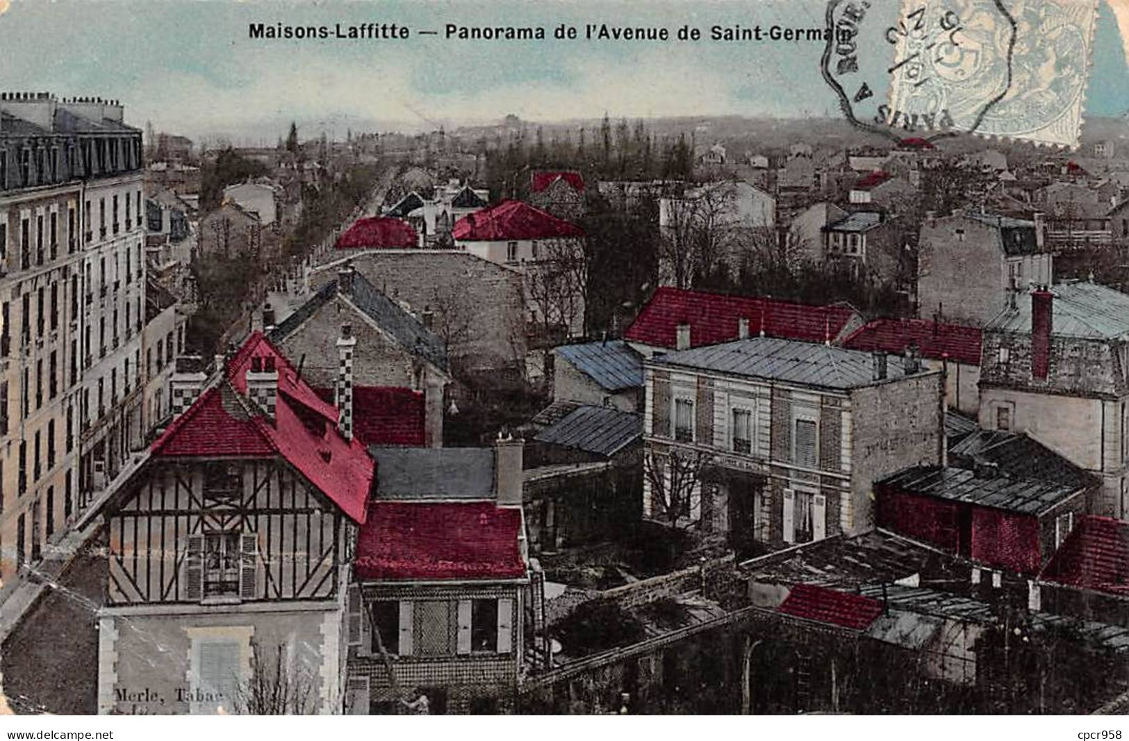 78 - MAISON LAFFITTE - SAN30001 - Panorama De L'Avenue De Saint Germain - Maisons-Laffitte