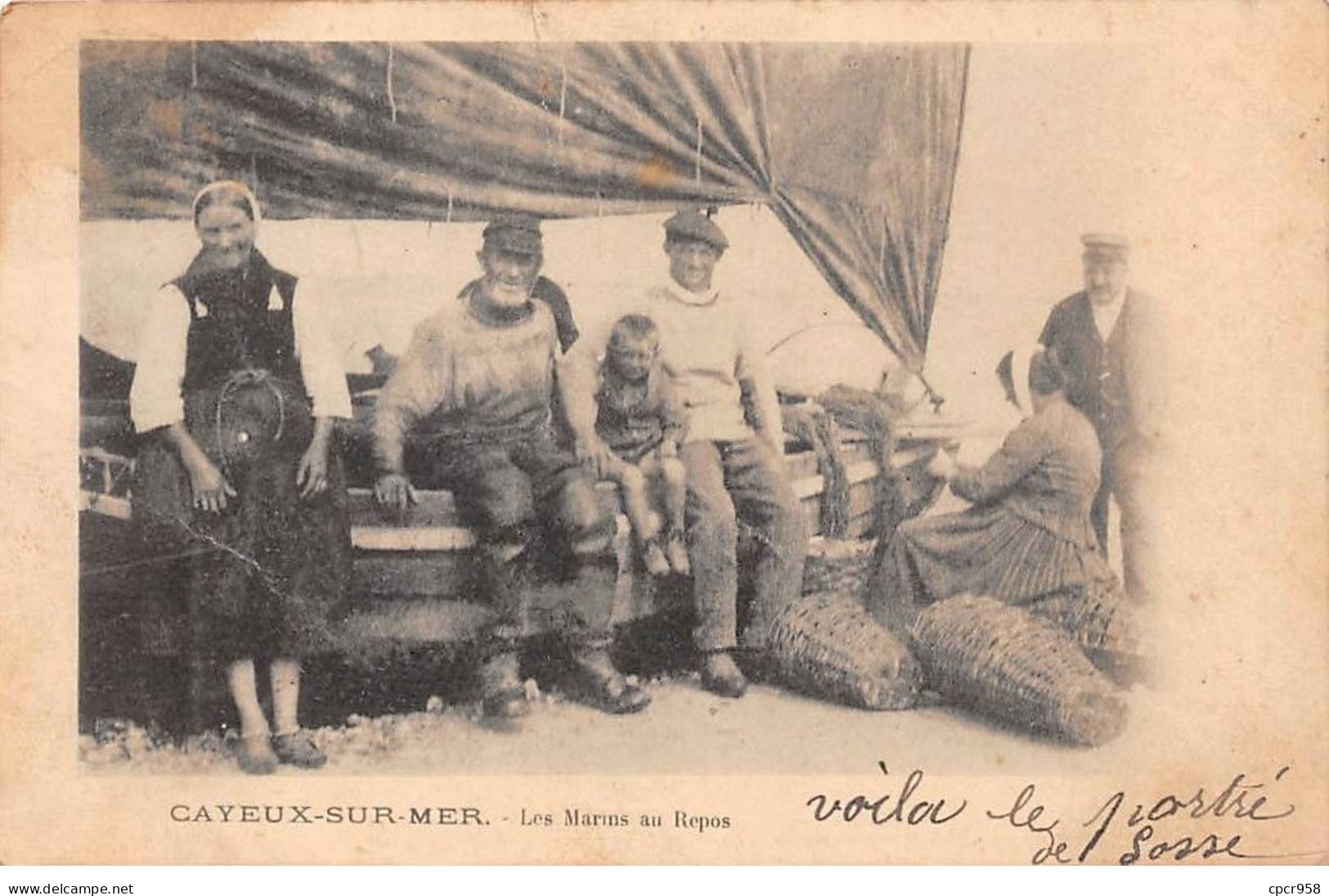 80 - CAYEUX - SAN25946 - Les Marins Au Repos - Cayeux Sur Mer