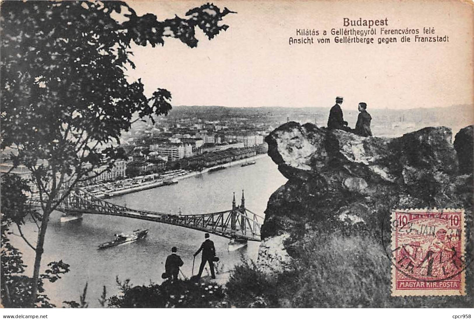 HONGRIE - BUDAPEST - SAN31411 - Kilatas A Gellérthegyrol Ferencvaros Felé - Ungheria