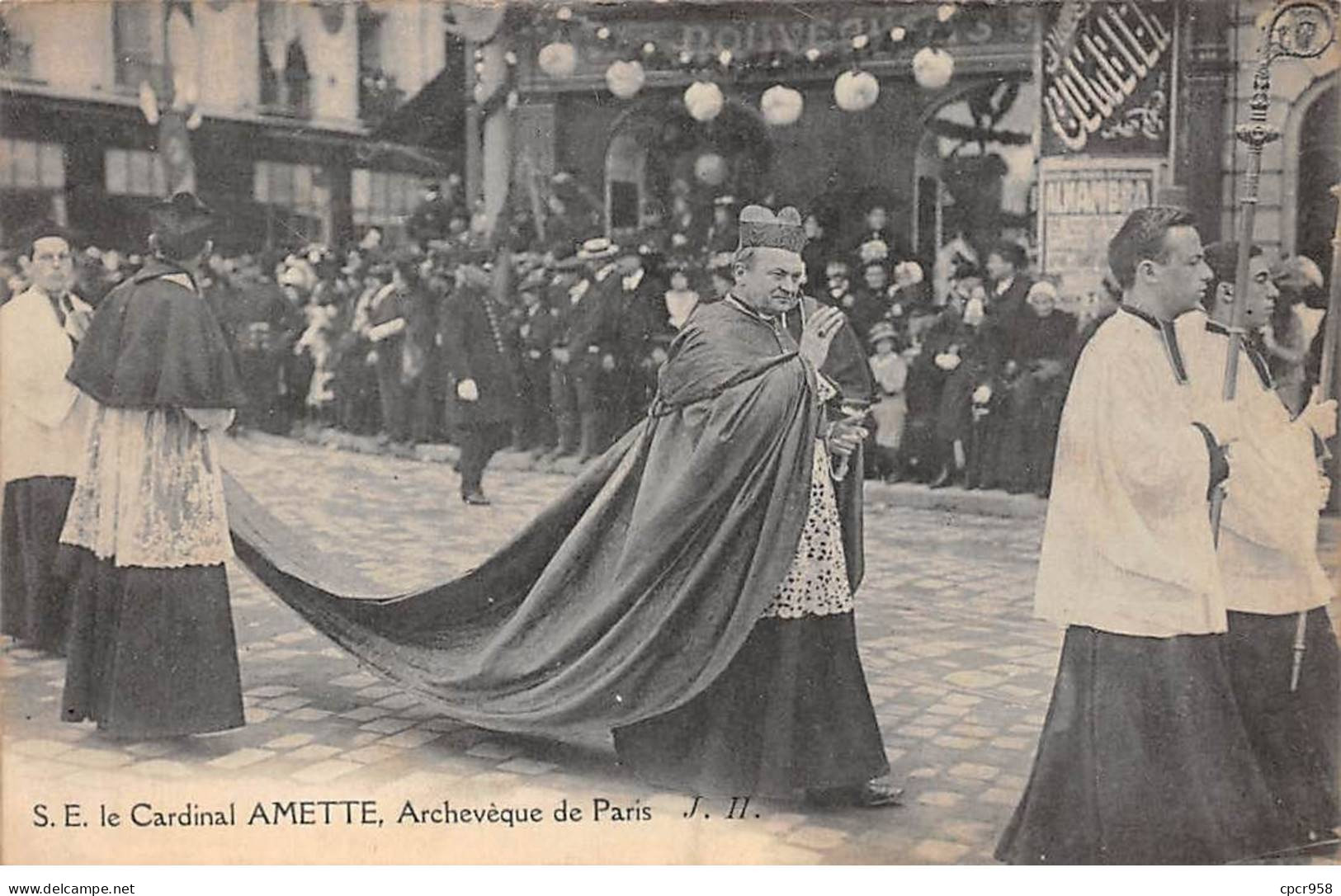 75 - PARIS - SAN24691 - SE Le Cardinal AMETTE - Archevêque De Paris - Eglises