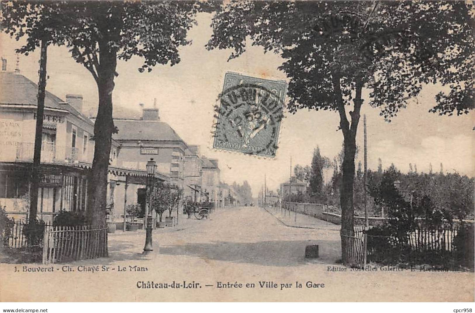 72 - CHATEAU DU LOIR - SAN28317 - Entrée En Ville Par La Gare - Chateau Du Loir