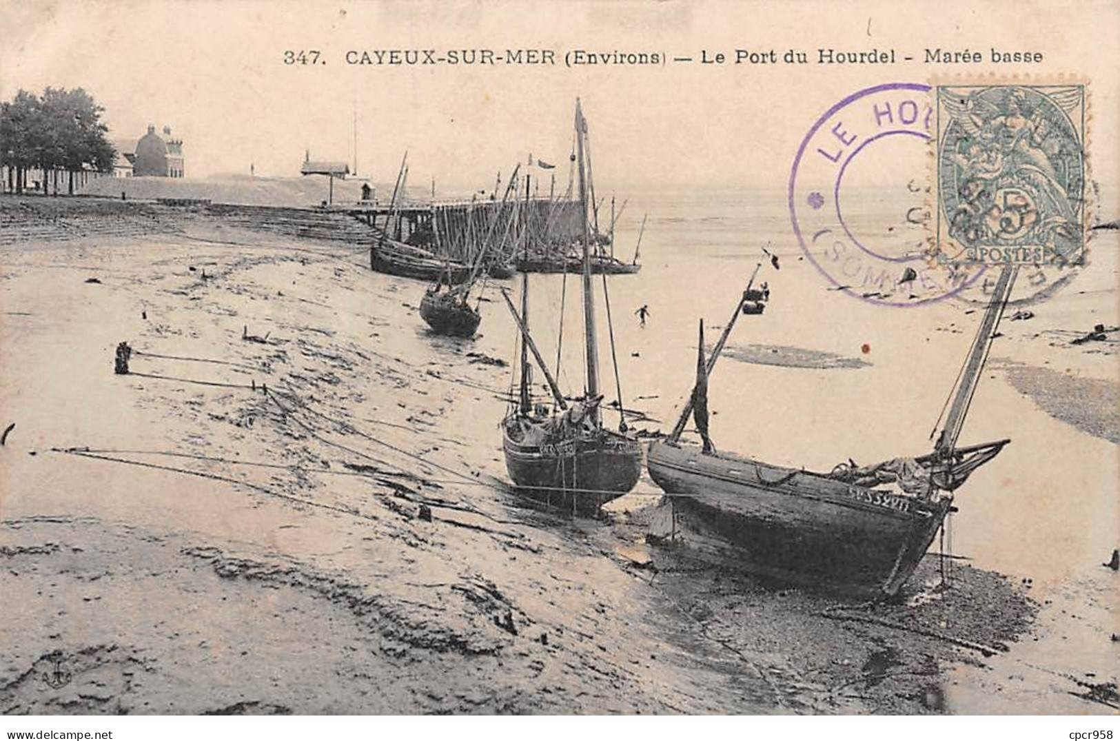 80 - CAYEUX - SAN25943 - Le Port Du Hourdel - Marée Basse - Cayeux Sur Mer