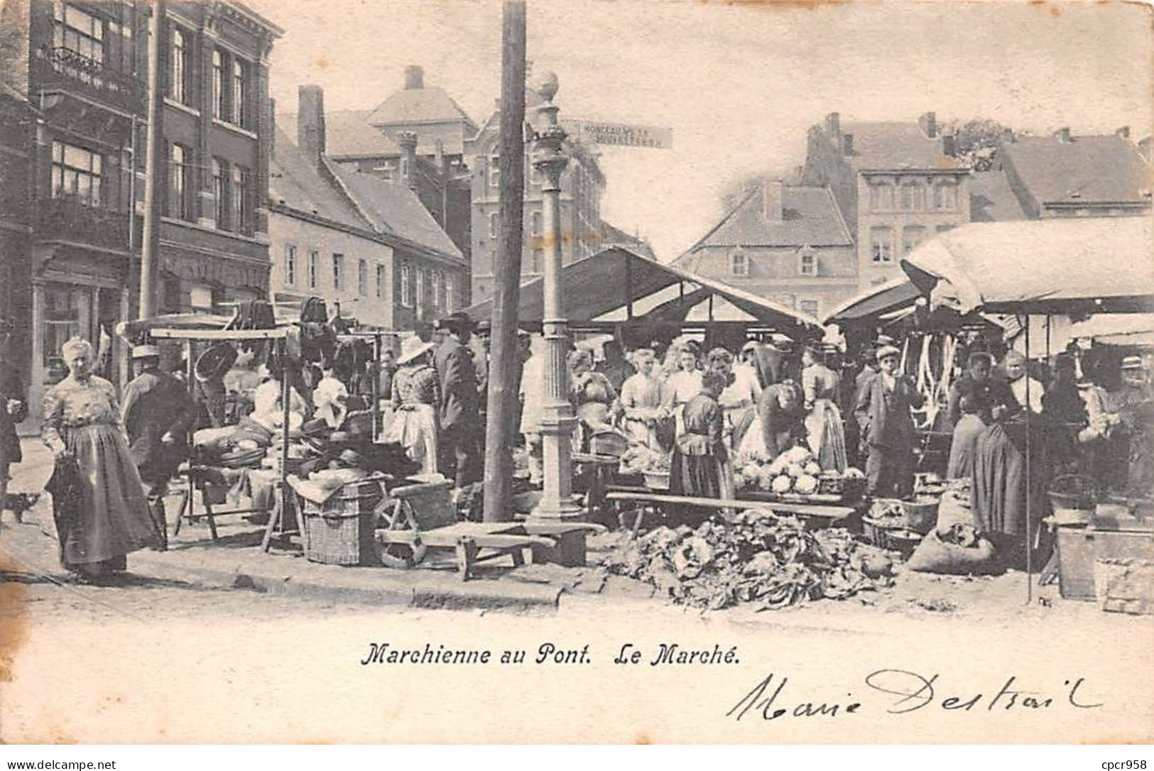 BELGIQUE - CHARLEROI -  SAN28676 - Marchienne Au Pont - Le Marché - Charleroi