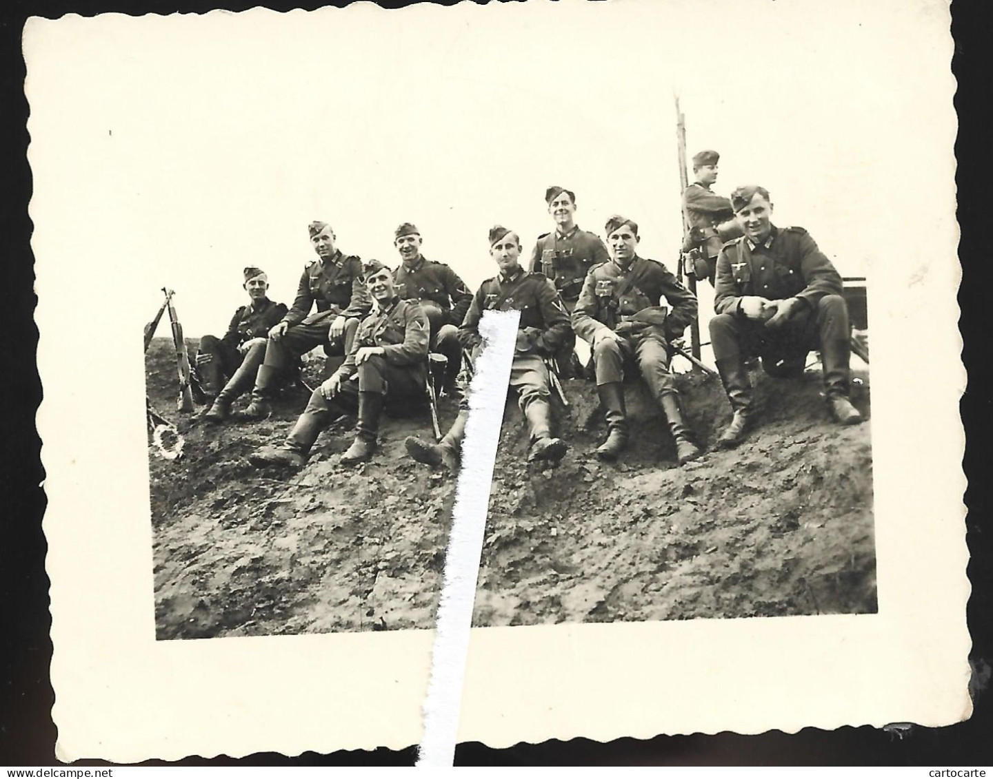 ALL 093 0424 WW2 WK2 ALLEMAGNE SAARWELLINGEN  SCHWARZENHOLZ  SOLDATEN 1940 - Kreis Saarlouis