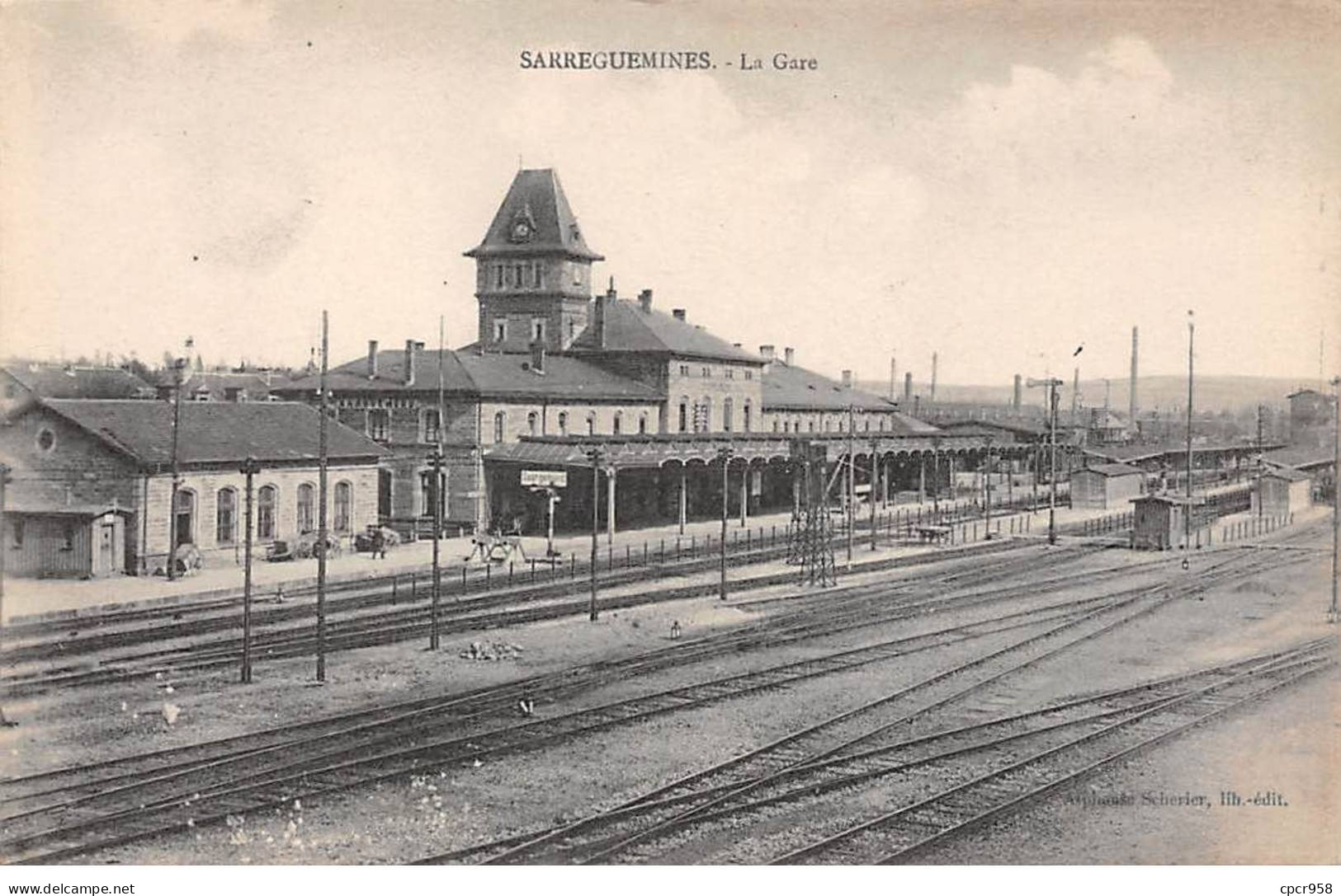 57.AM17282.Sarreguemines.La Gare - Sarreguemines