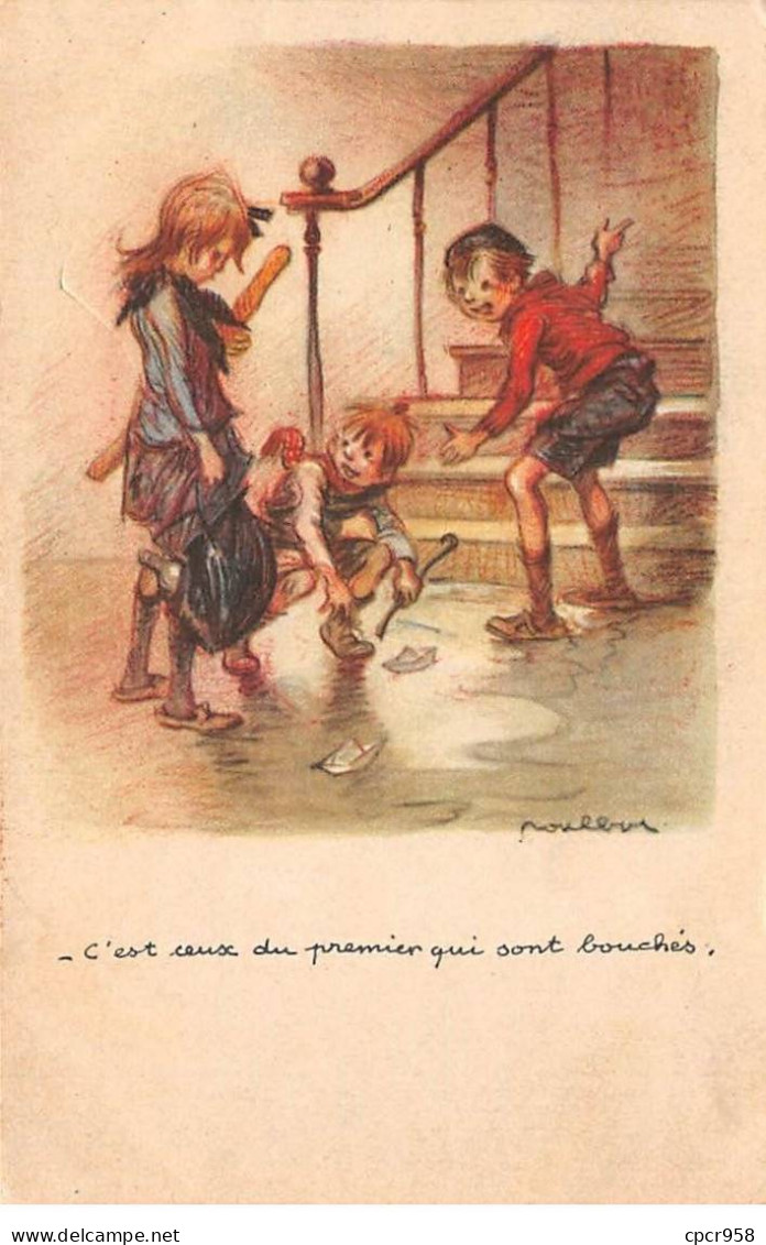 Illustrateur - N°80343 - F. Poulbot - C'est Ceux Du Premier Qui Sont Bouchés - Poulbot, F.