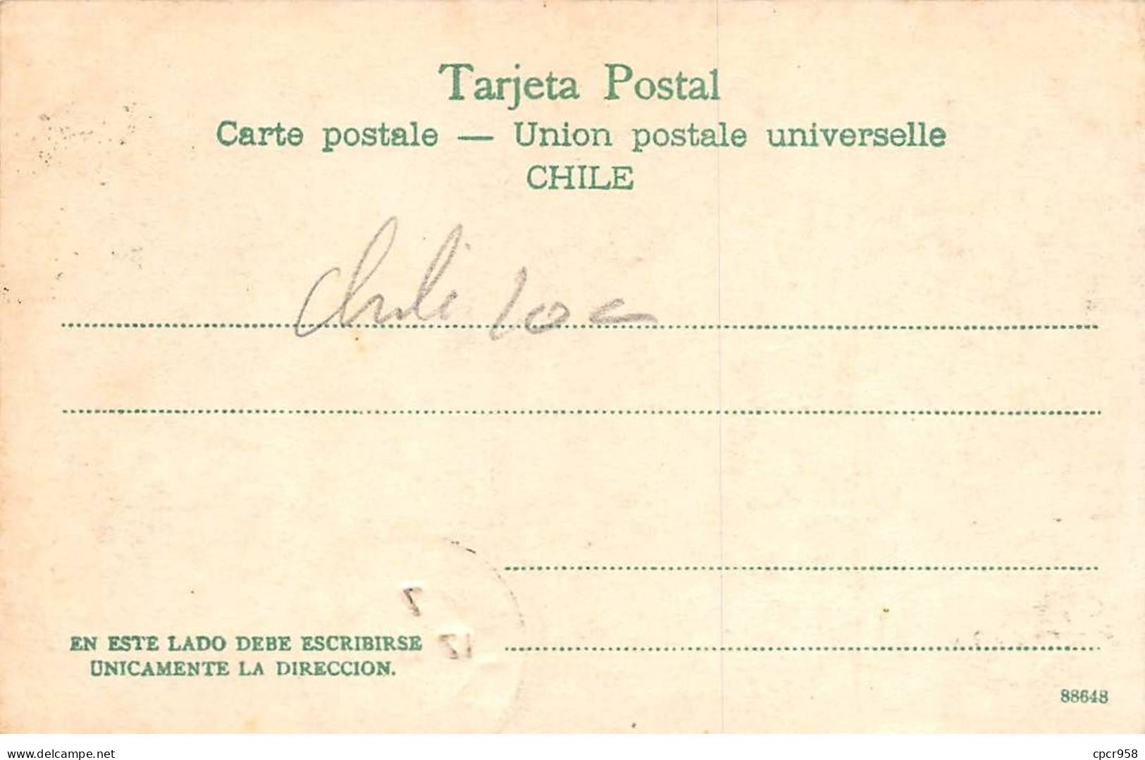 Chili - N°79134 - VALPARAISO - Muelle Fiscal - Voilier - Carte Avec Un Bel Affranchissement - Chili