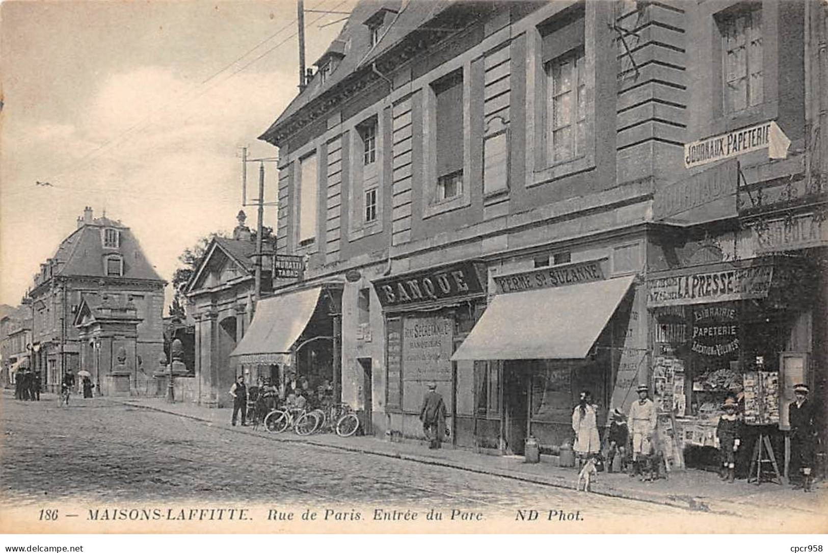 78 - MAISON LAFFITTE - SAN30014 - Rue De Paris - Entrée Du Parc - Maisons-Laffitte