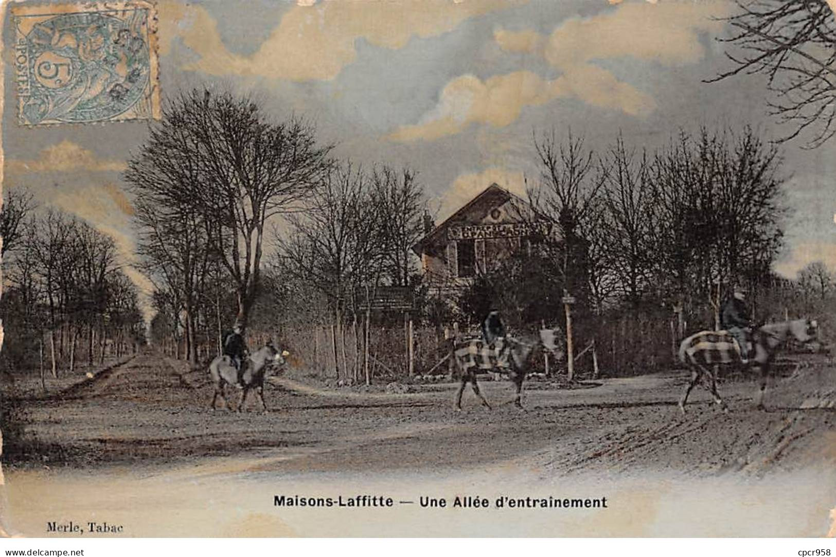 78 - MAISON LAFFITTE - SAN30012 - Une Allée D'Entraînement - Maisons-Laffitte