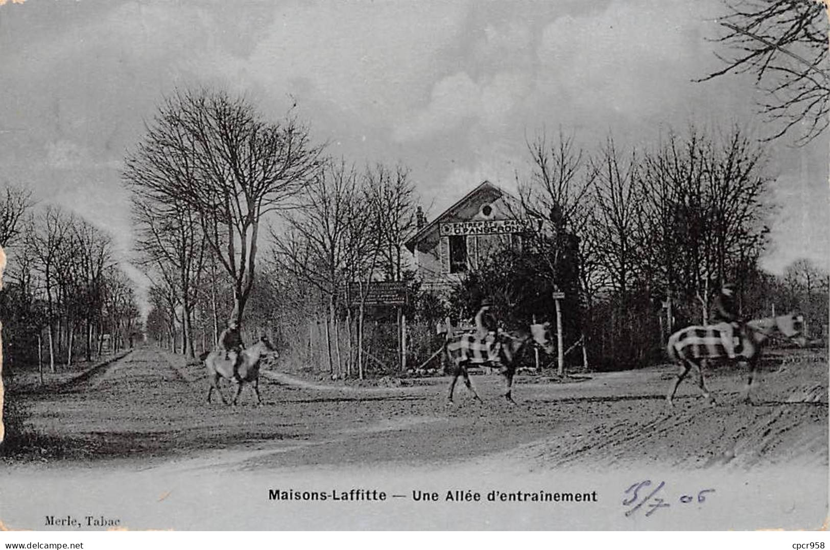 78 - MAISON LAFFITTE - SAN30011 - Une Allée D'Entraînement - Maisons-Laffitte