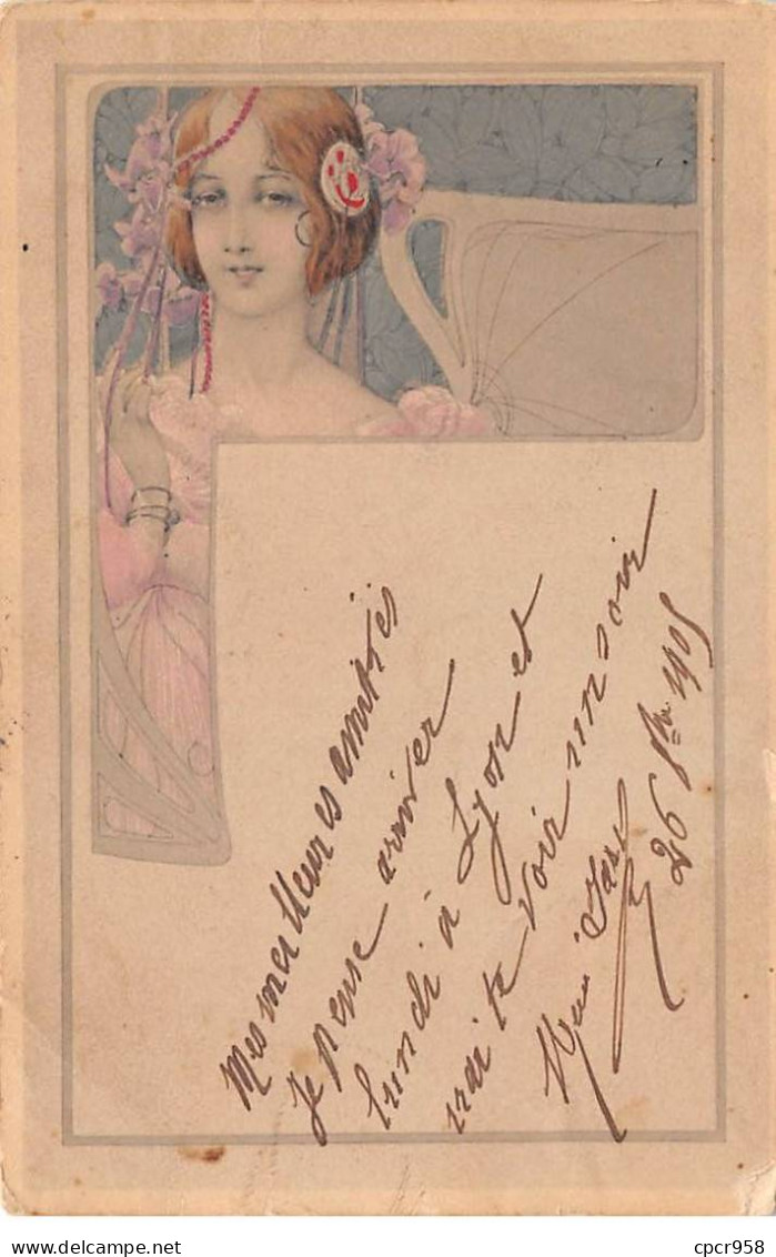 Illustrateur - N°80242 - M.M. Vienne N°127 - Portrait D'une Jeune Femme - Carte Vendue En L'état - Vienne
