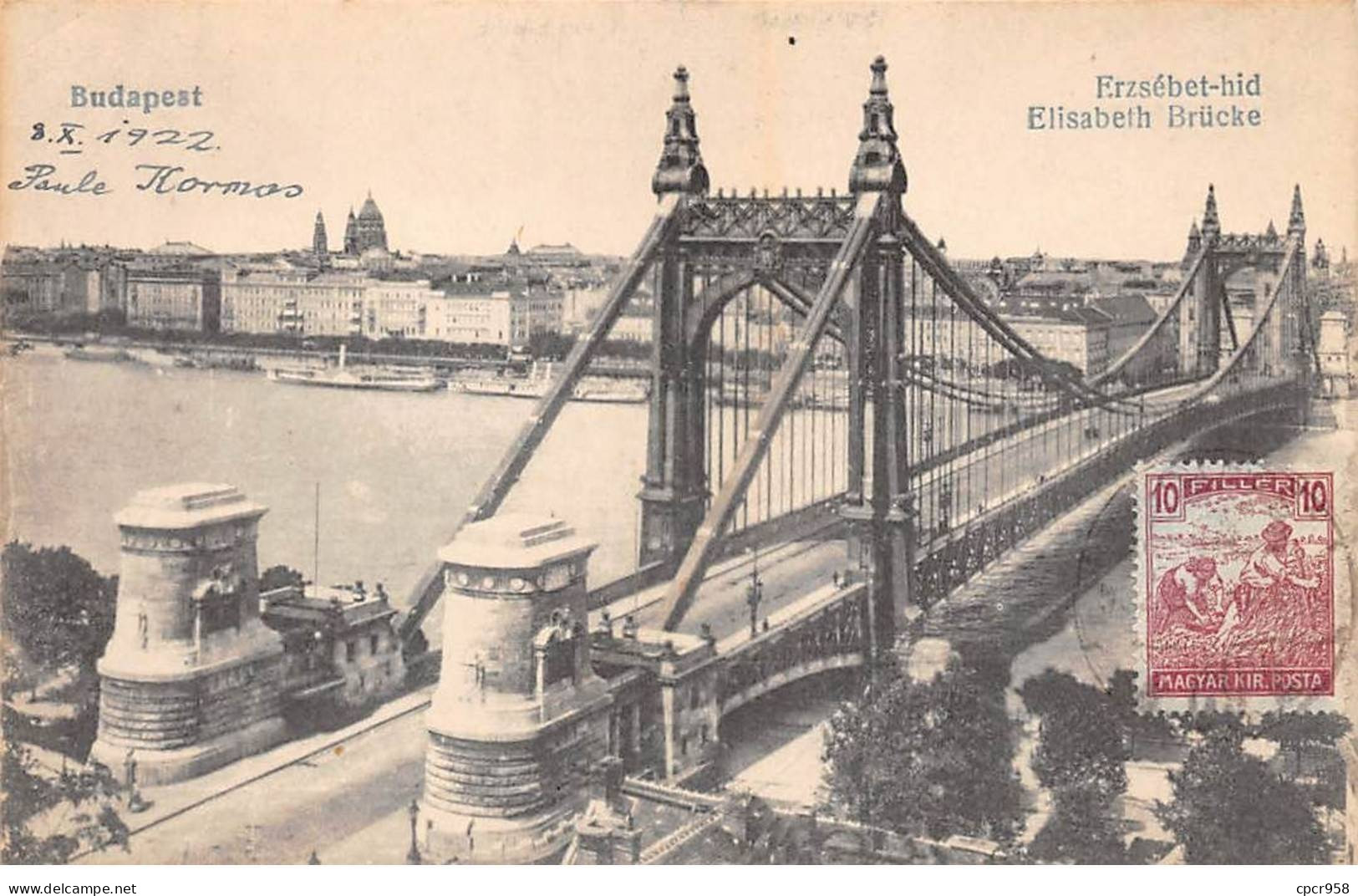 HONGRIE - BUDAPEST - SAN31422 - Elisabeth Brücke - Ungheria