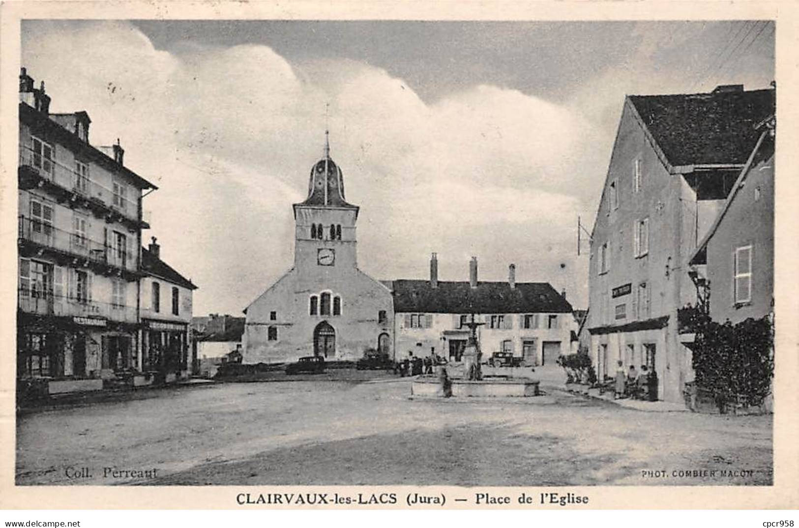 39.AM17089.Clairvaux Les Lacs.Place De L'Eglise - Clairvaux Les Lacs