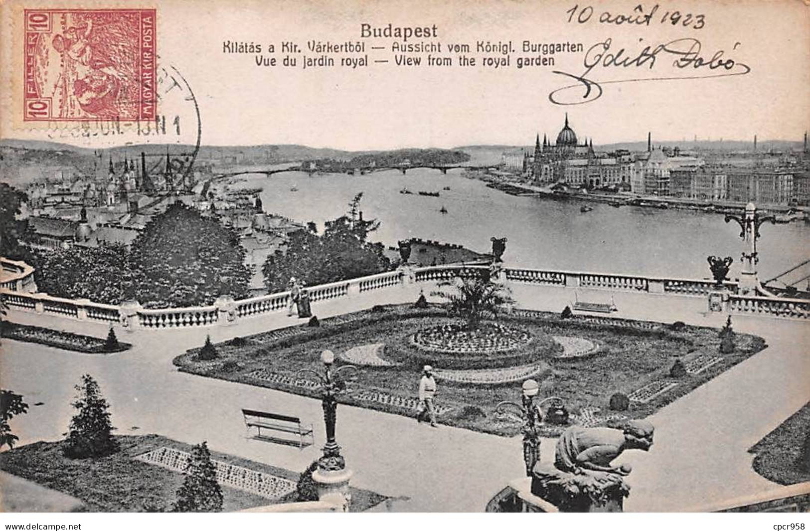 HONGRIE - BUDAPEST - SAN31418 - Vue Du Jardin Royal - Ungheria